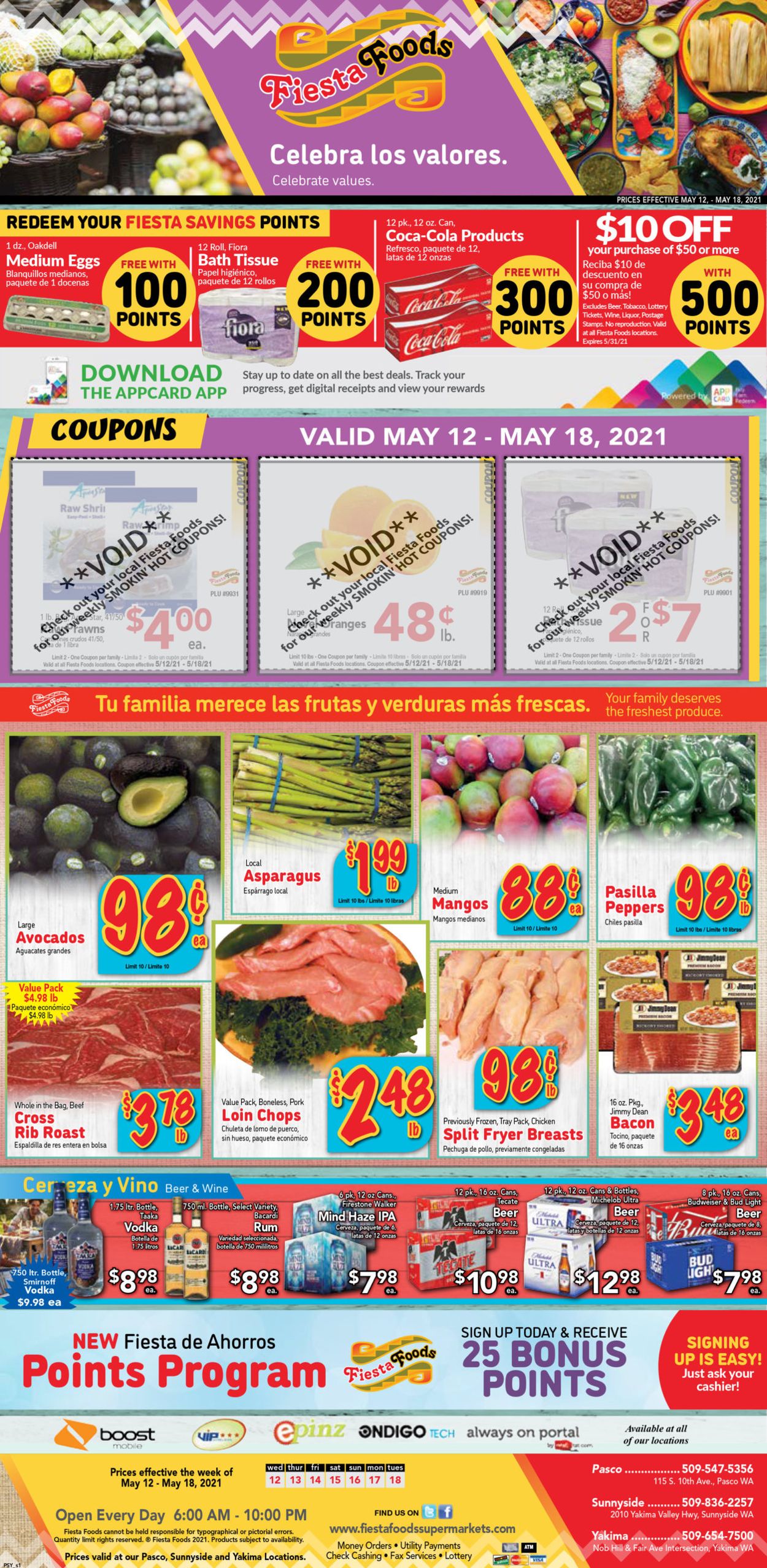 Fiesta Foods SuperMarkets Weekly Ad Circular - valid 05/12-05/18/2021