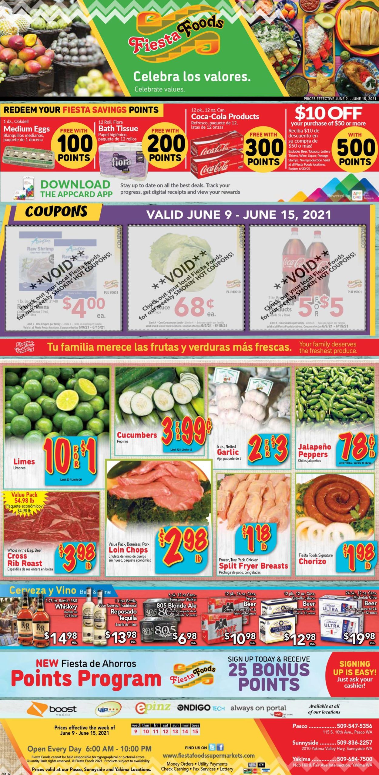Fiesta Foods SuperMarkets Weekly Ad Circular - valid 06/09-06/15/2021