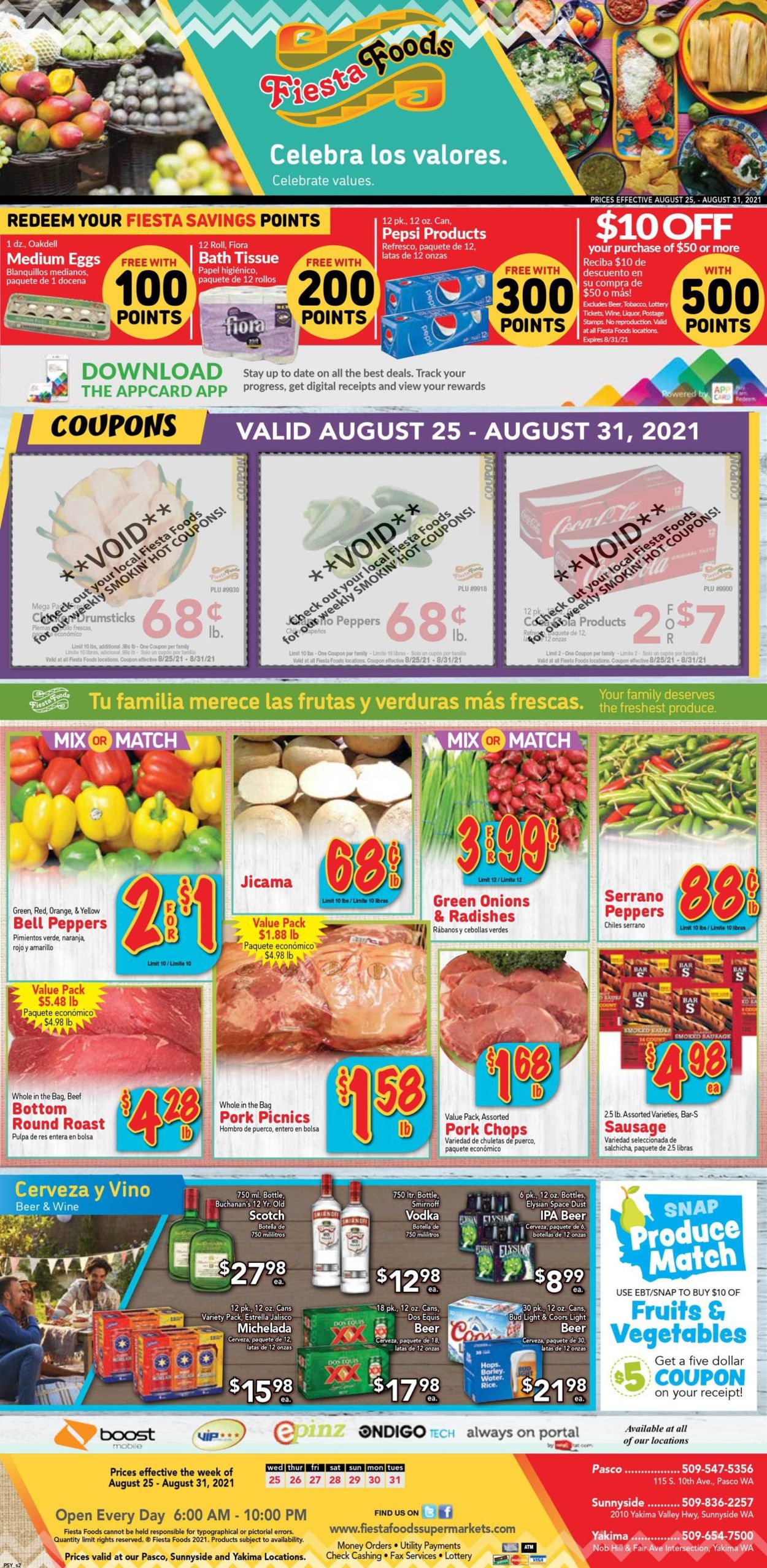 Fiesta Foods SuperMarkets Weekly Ad Circular - valid 08/25-08/31/2021