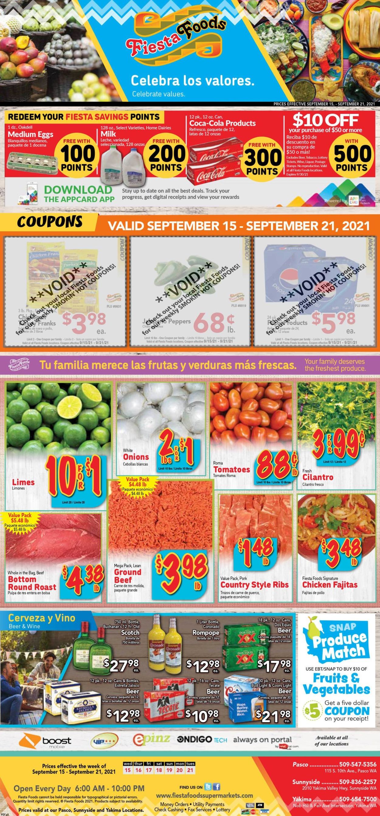 Fiesta Foods SuperMarkets Weekly Ad Circular - valid 09/15-09/21/2021