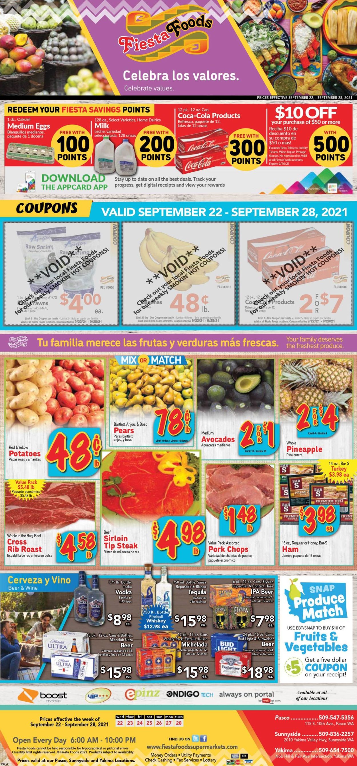 Fiesta Foods SuperMarkets Weekly Ad Circular - valid 09/22-09/28/2021