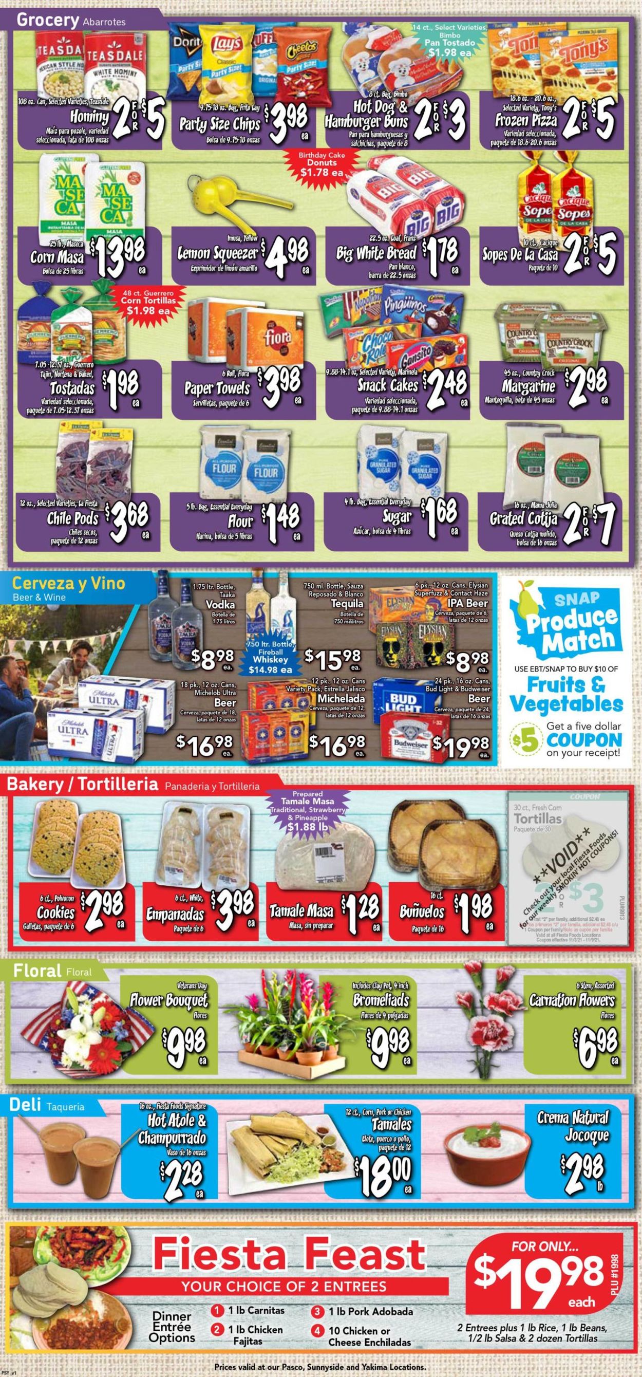 Fiesta Foods SuperMarkets Weekly Ad Circular - valid 11/03-11/09/2021 (Page 2)