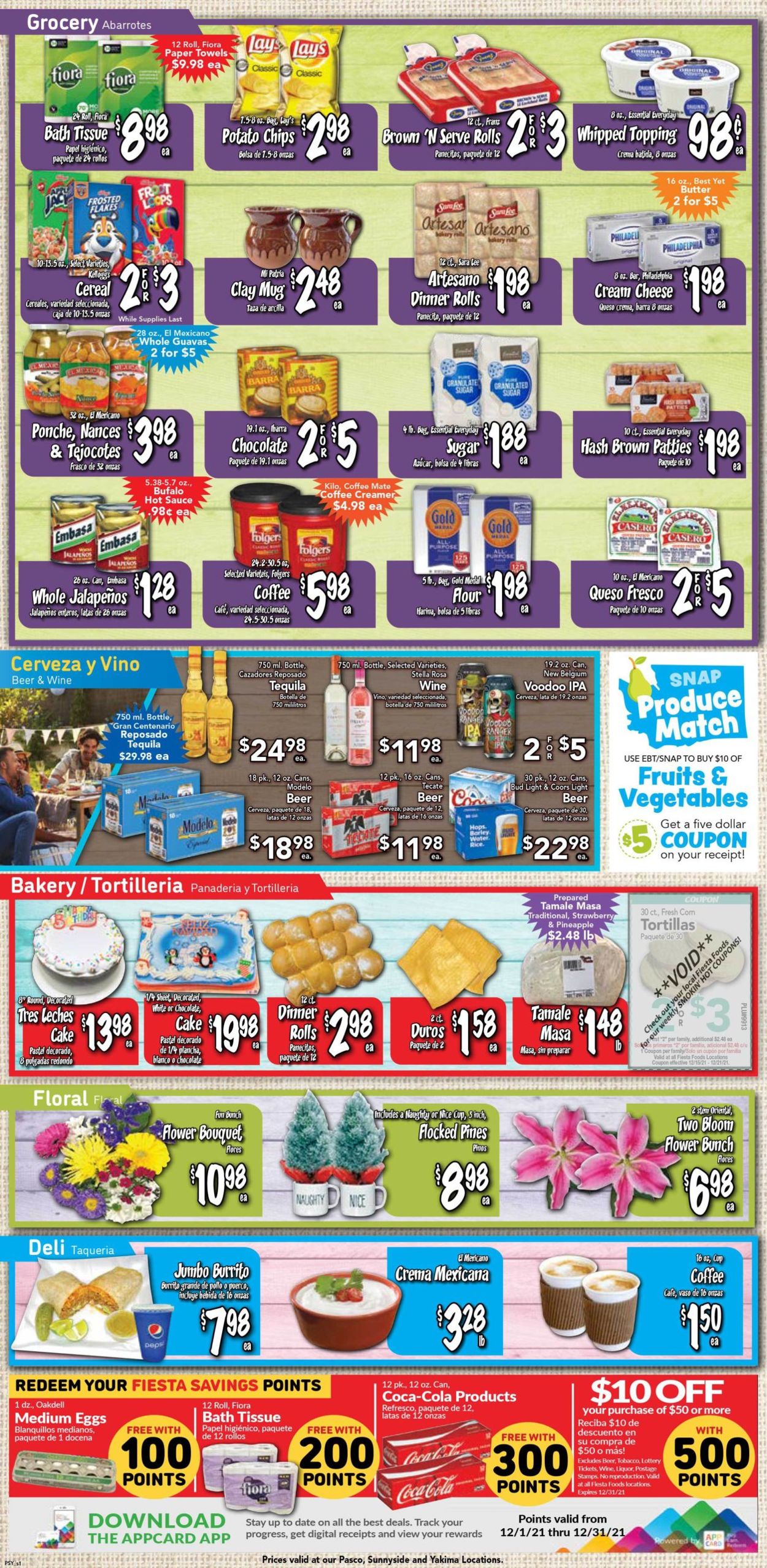 Fiesta Foods SuperMarkets Weekly Ad Circular - valid 12/15-12/21/2021 (Page 2)
