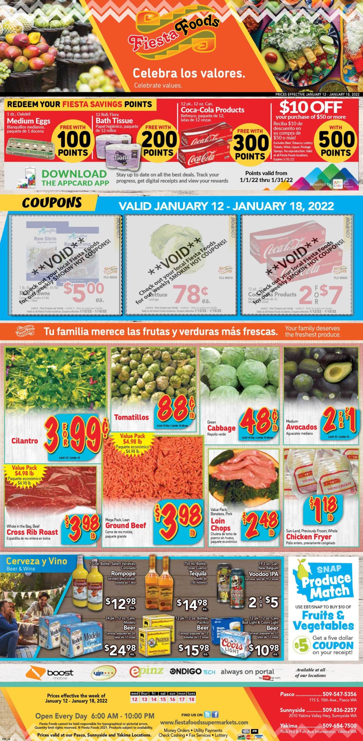 Fiesta Foods SuperMarkets Weekly Ad Circular - valid 01/12-01/18/2022