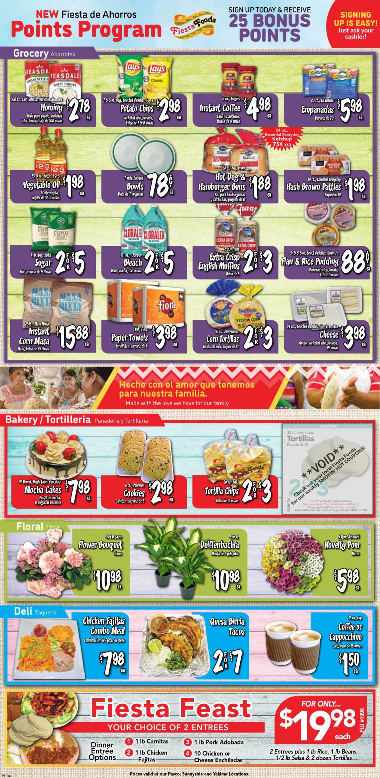 Fiesta Foods SuperMarkets Weekly Ad Circular - valid 01/12-01/18/2022 (Page 2)
