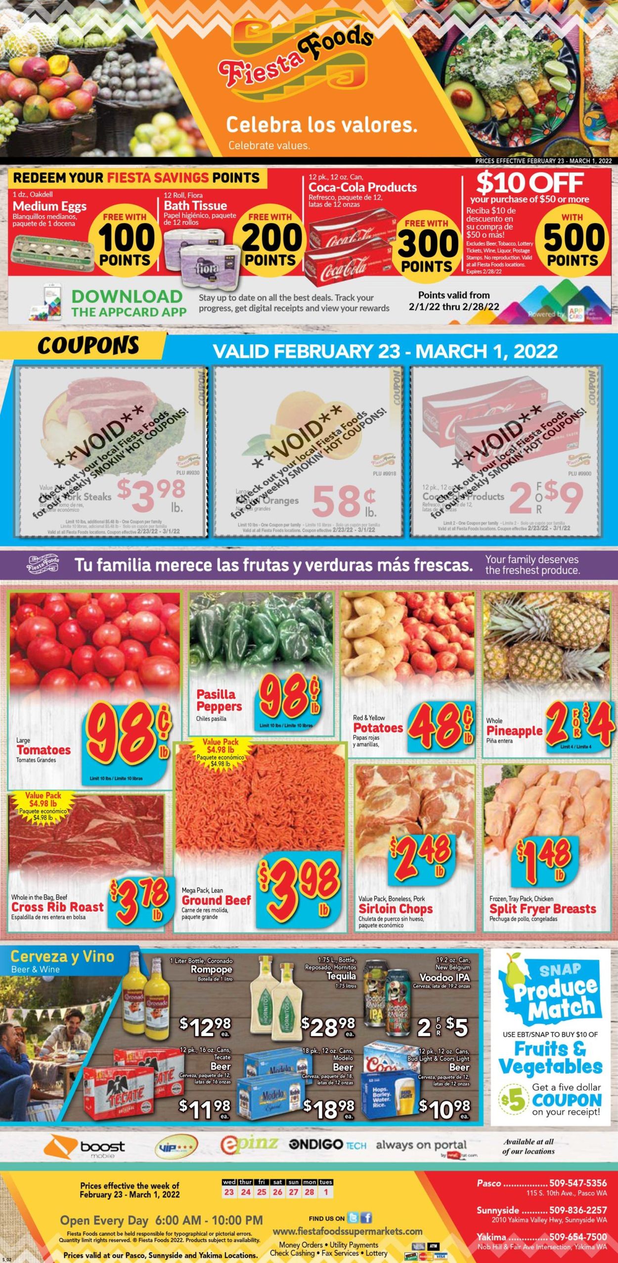 Fiesta Foods SuperMarkets Weekly Ad Circular - valid 02/23-03/01/2022 (Page 2)