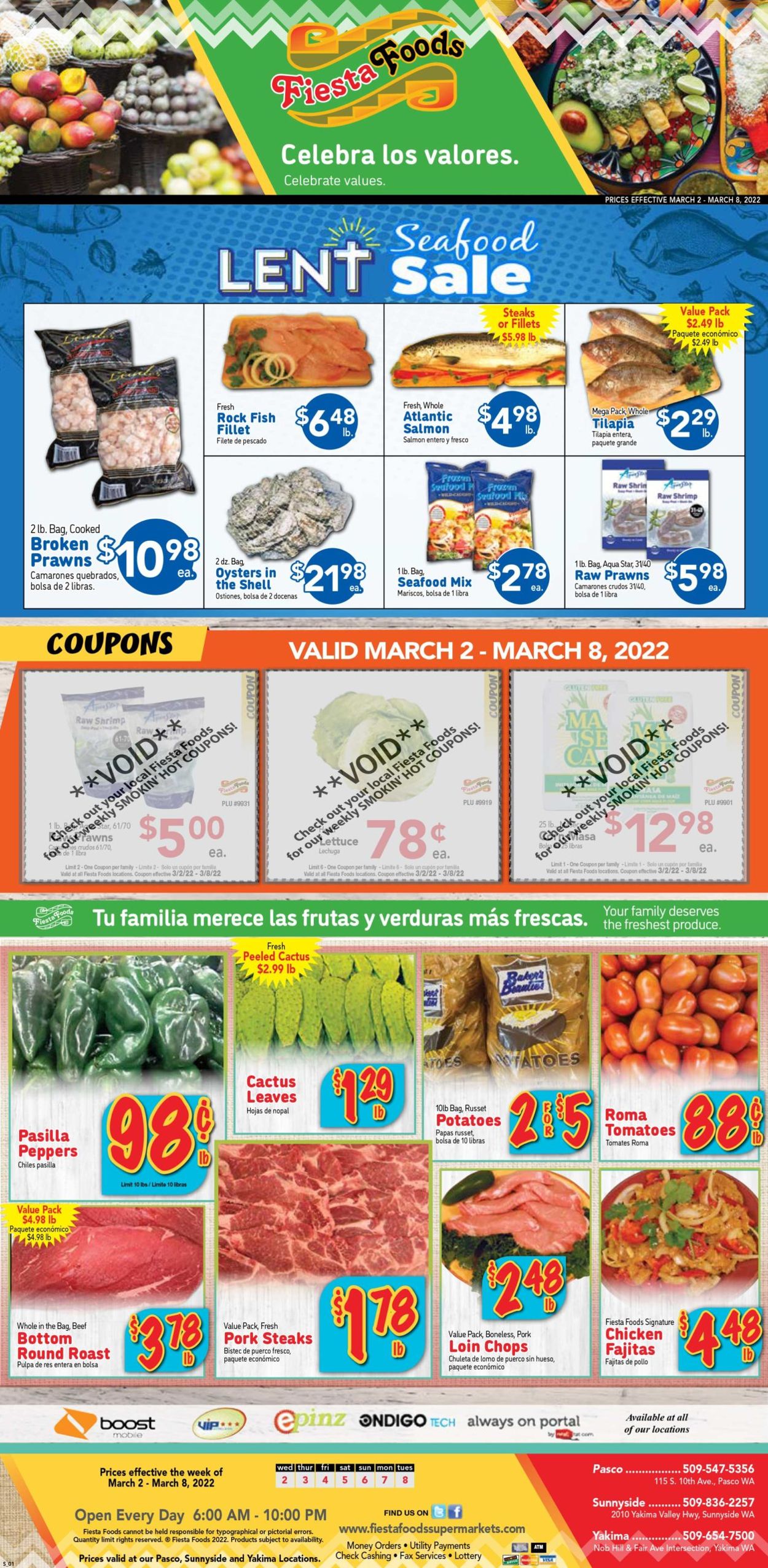 Fiesta Foods SuperMarkets Weekly Ad Circular - valid 03/02-03/08/2022
