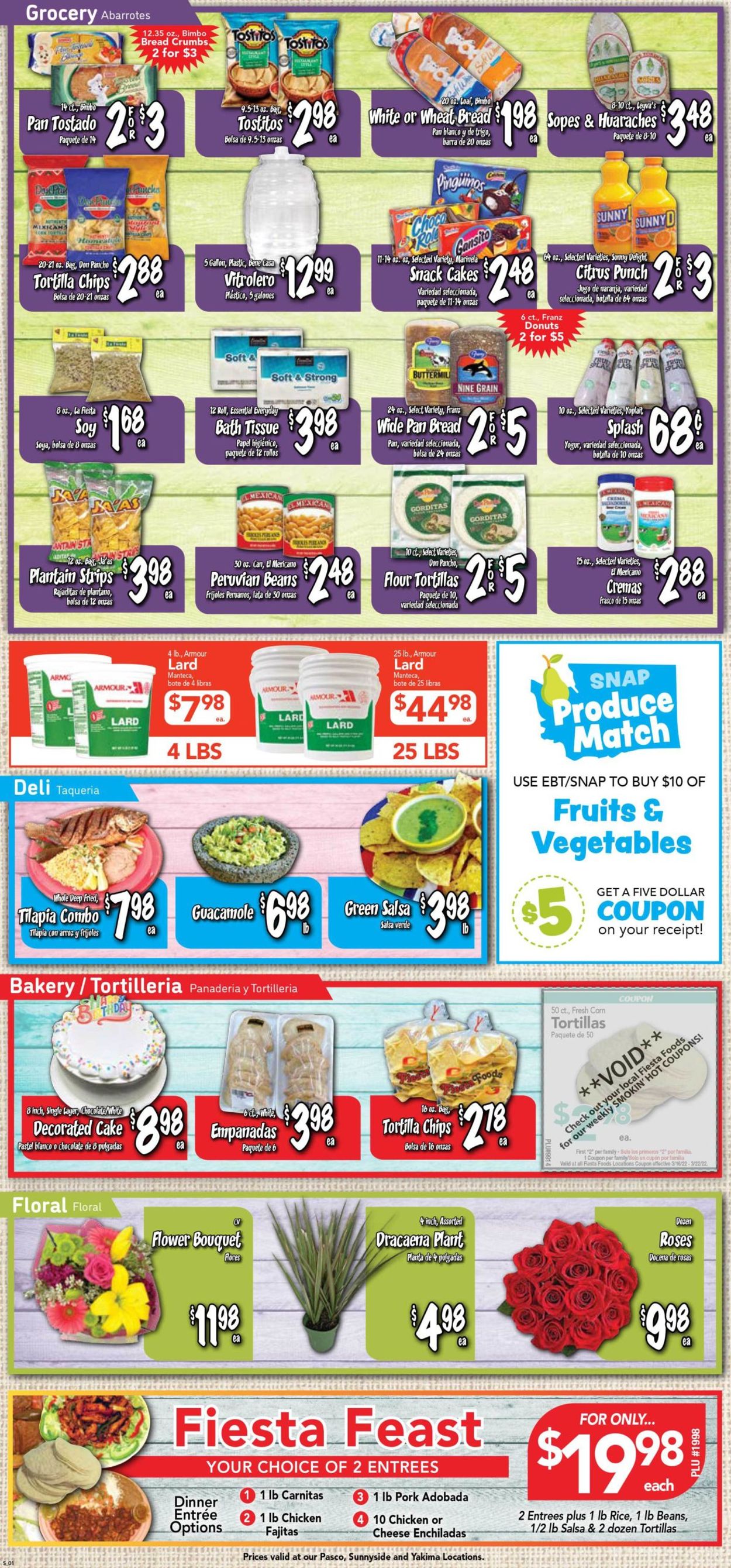 Fiesta Foods SuperMarkets Weekly Ad Circular - valid 03/16-03/22/2022 (Page 2)