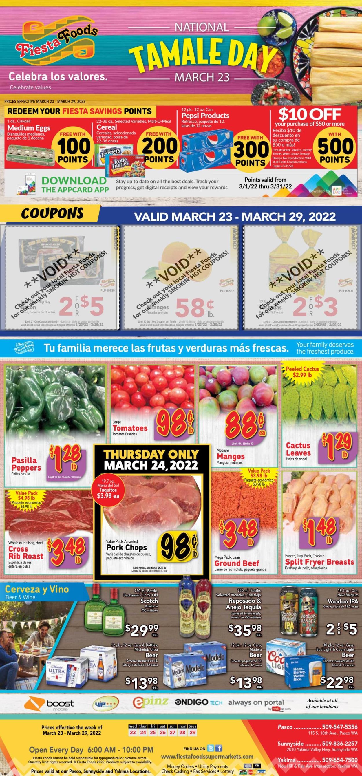 Fiesta Foods SuperMarkets Weekly Ad Circular - valid 03/23-03/29/2022