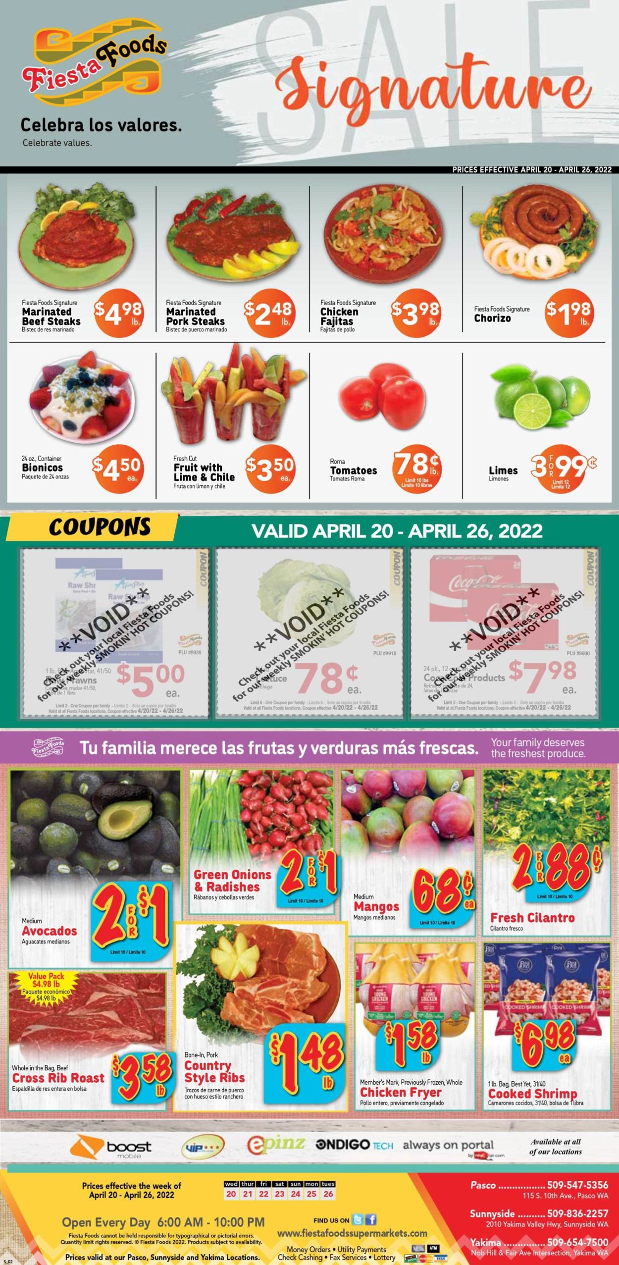 Fiesta Foods SuperMarkets Weekly Ad Circular - valid 04/20-04/26/2022