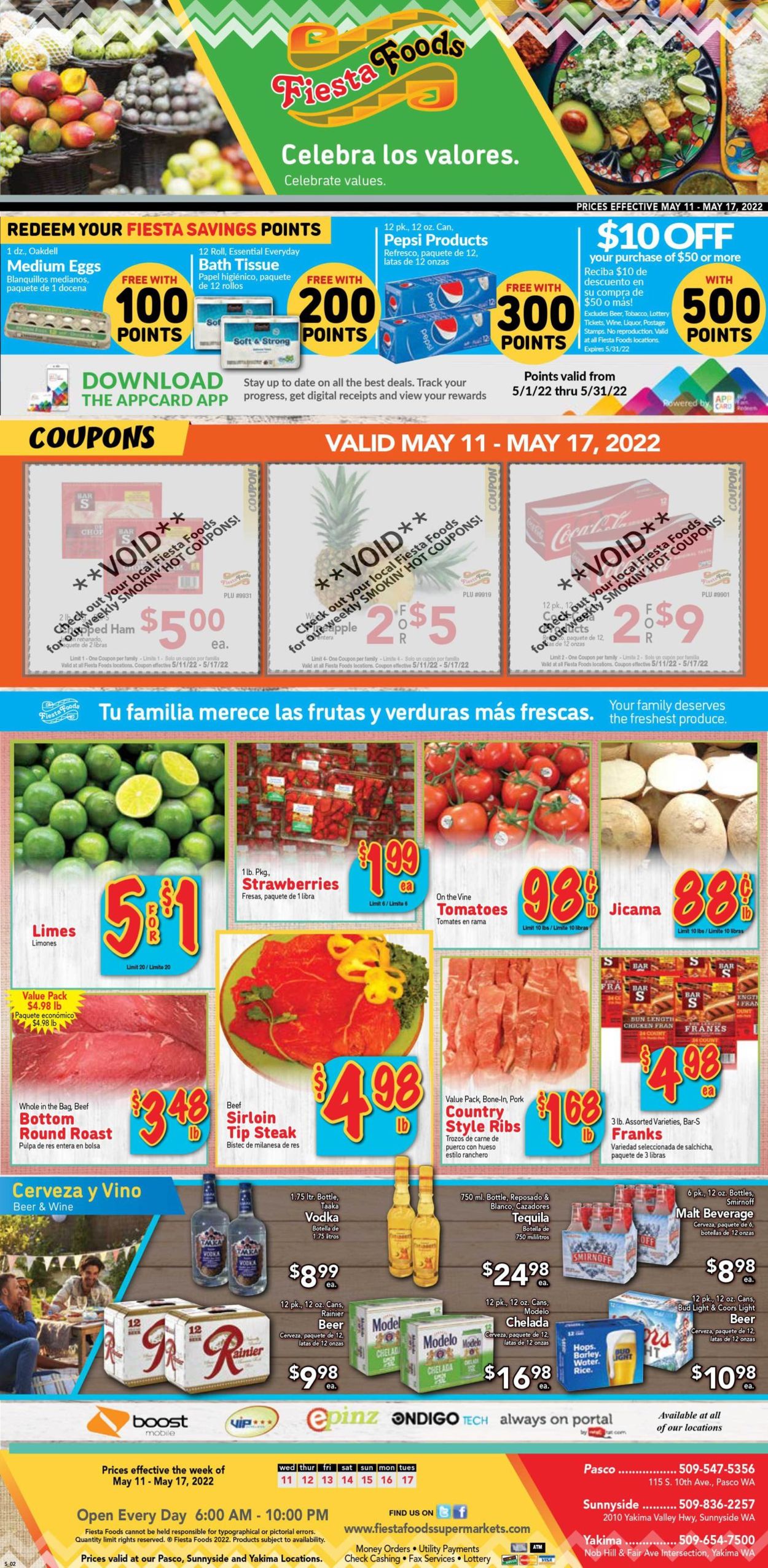 Fiesta Foods SuperMarkets Weekly Ad Circular - valid 05/11-05/17/2022