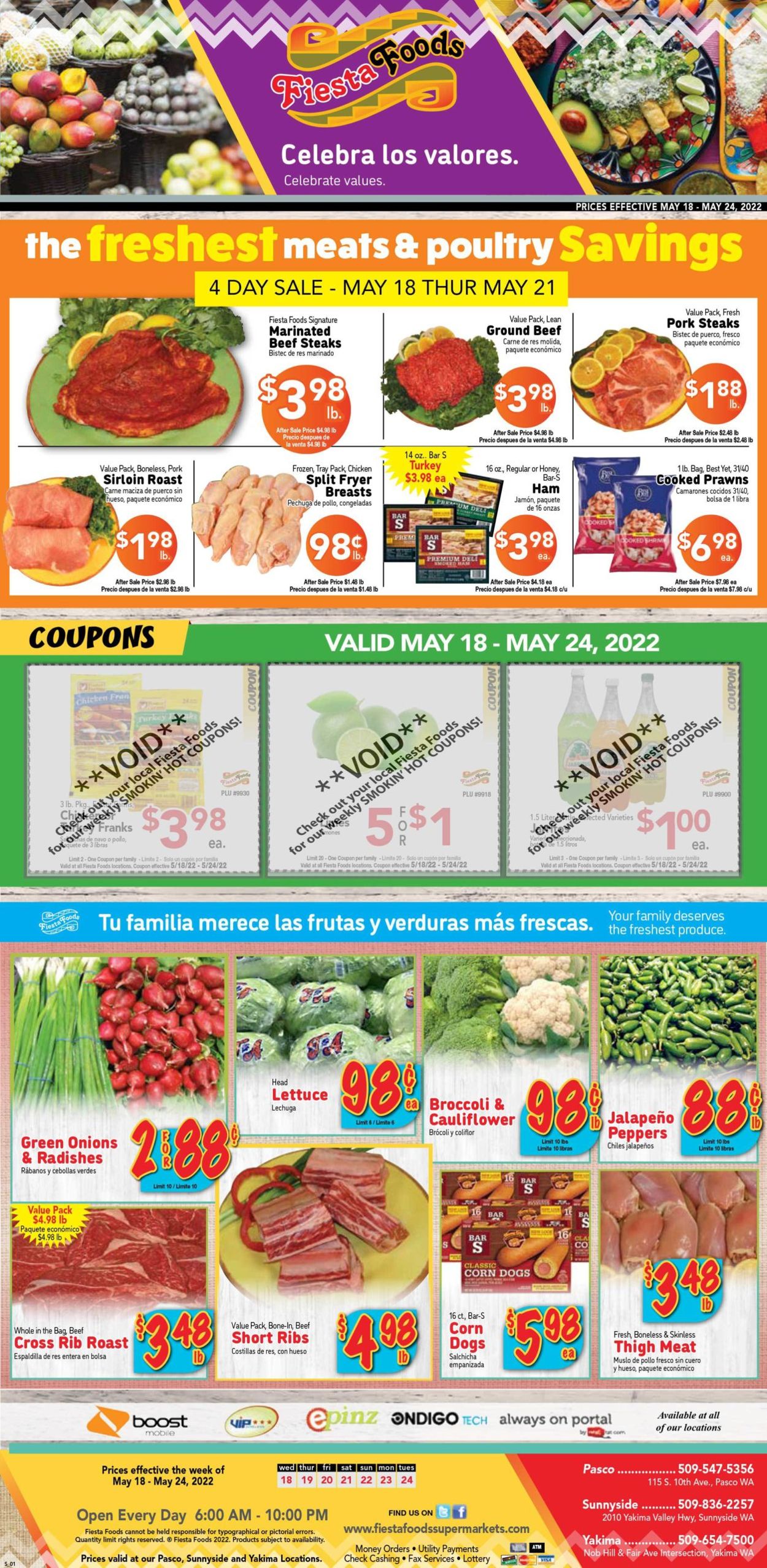 Fiesta Foods SuperMarkets Weekly Ad Circular - valid 05/18-05/24/2022