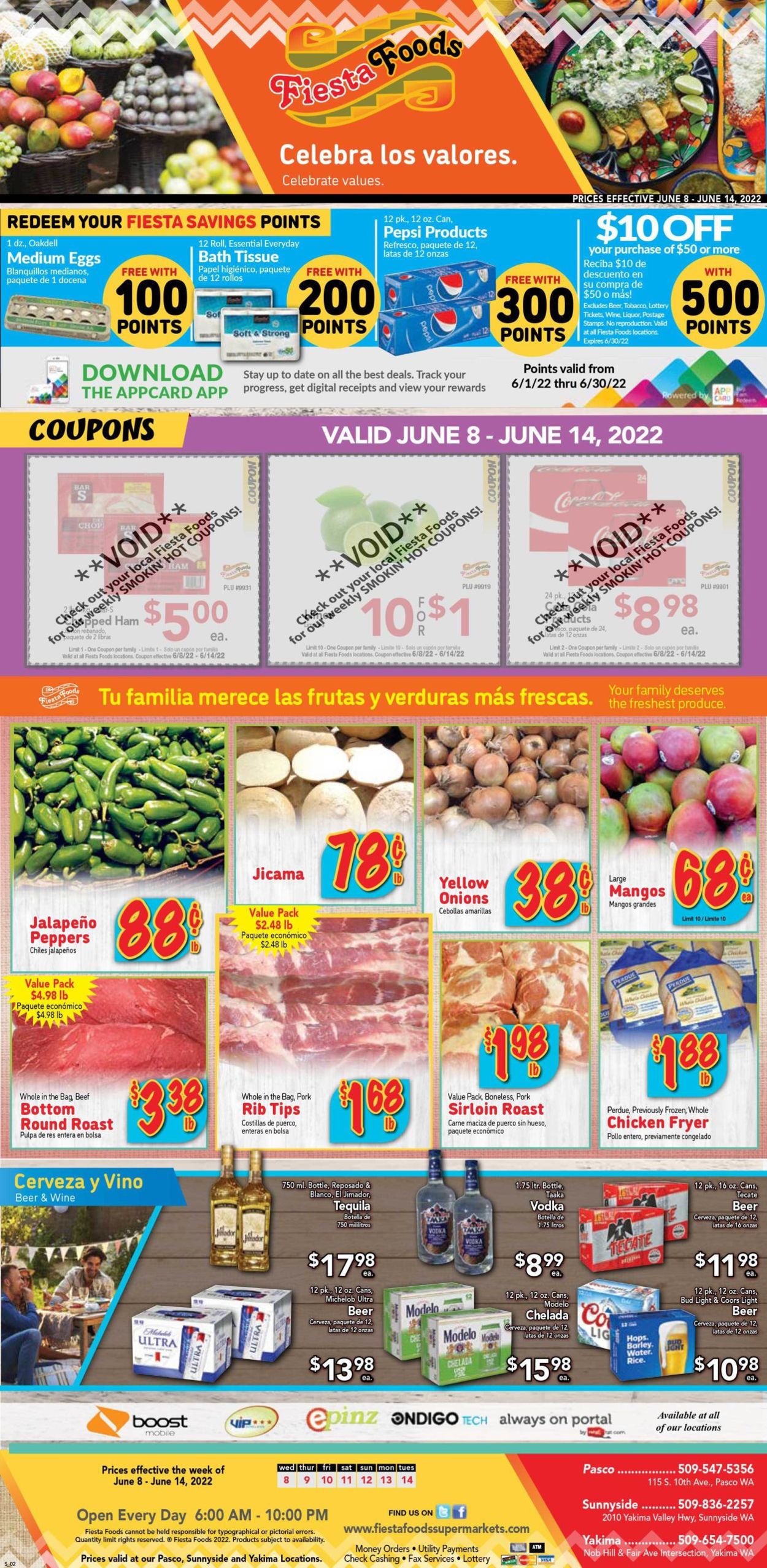 Fiesta Foods SuperMarkets Weekly Ad Circular - valid 06/08-06/14/2022