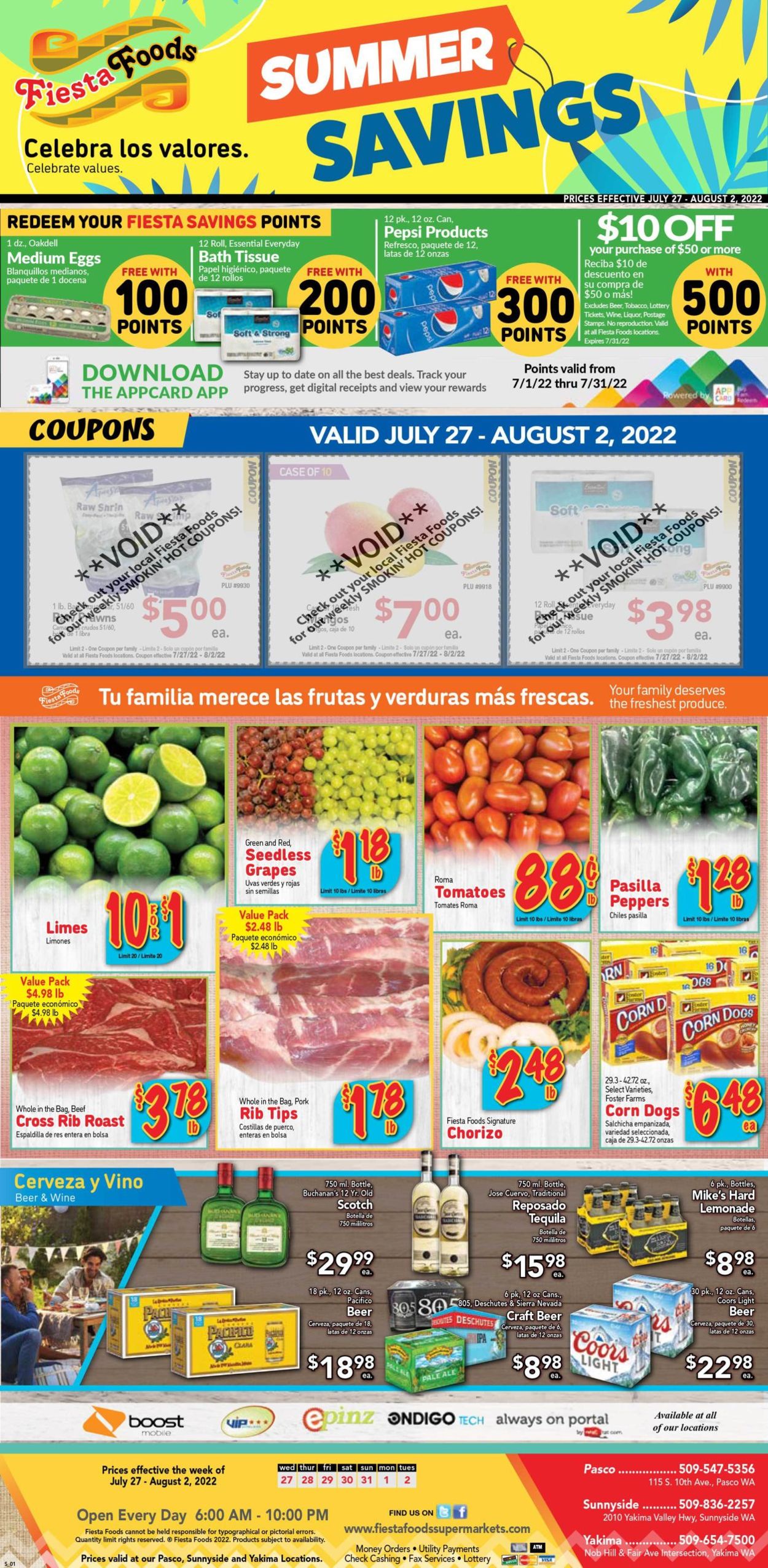 Fiesta Foods SuperMarkets Weekly Ad Circular - valid 07/27-08/02/2022 (Page 2)