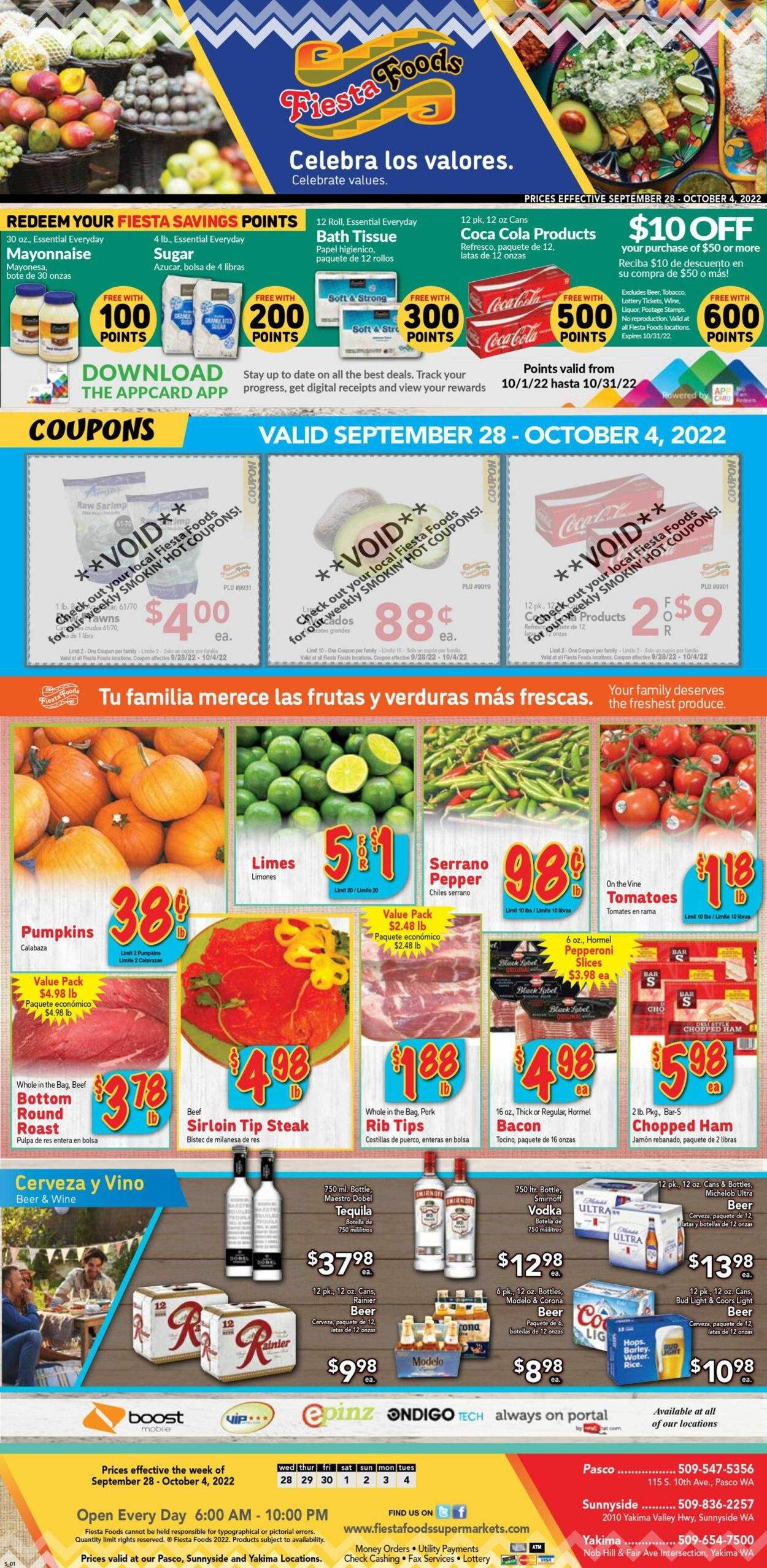 Fiesta Foods SuperMarkets Weekly Ad Circular - valid 09/28-10/04/2022 (Page 2)