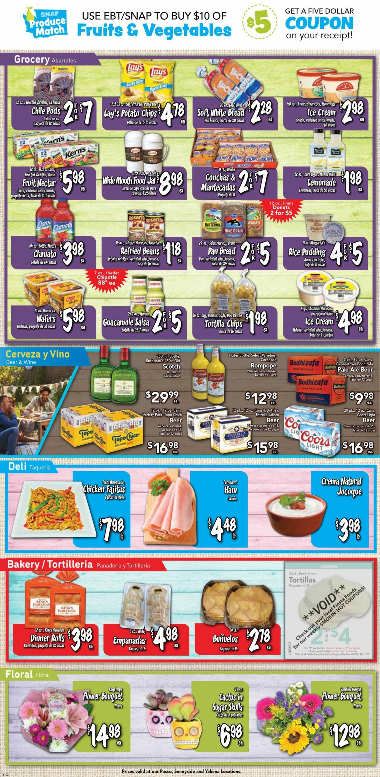 Fiesta Foods SuperMarkets Weekly Ad Circular - valid 10/05-10/11/2022 (Page 2)