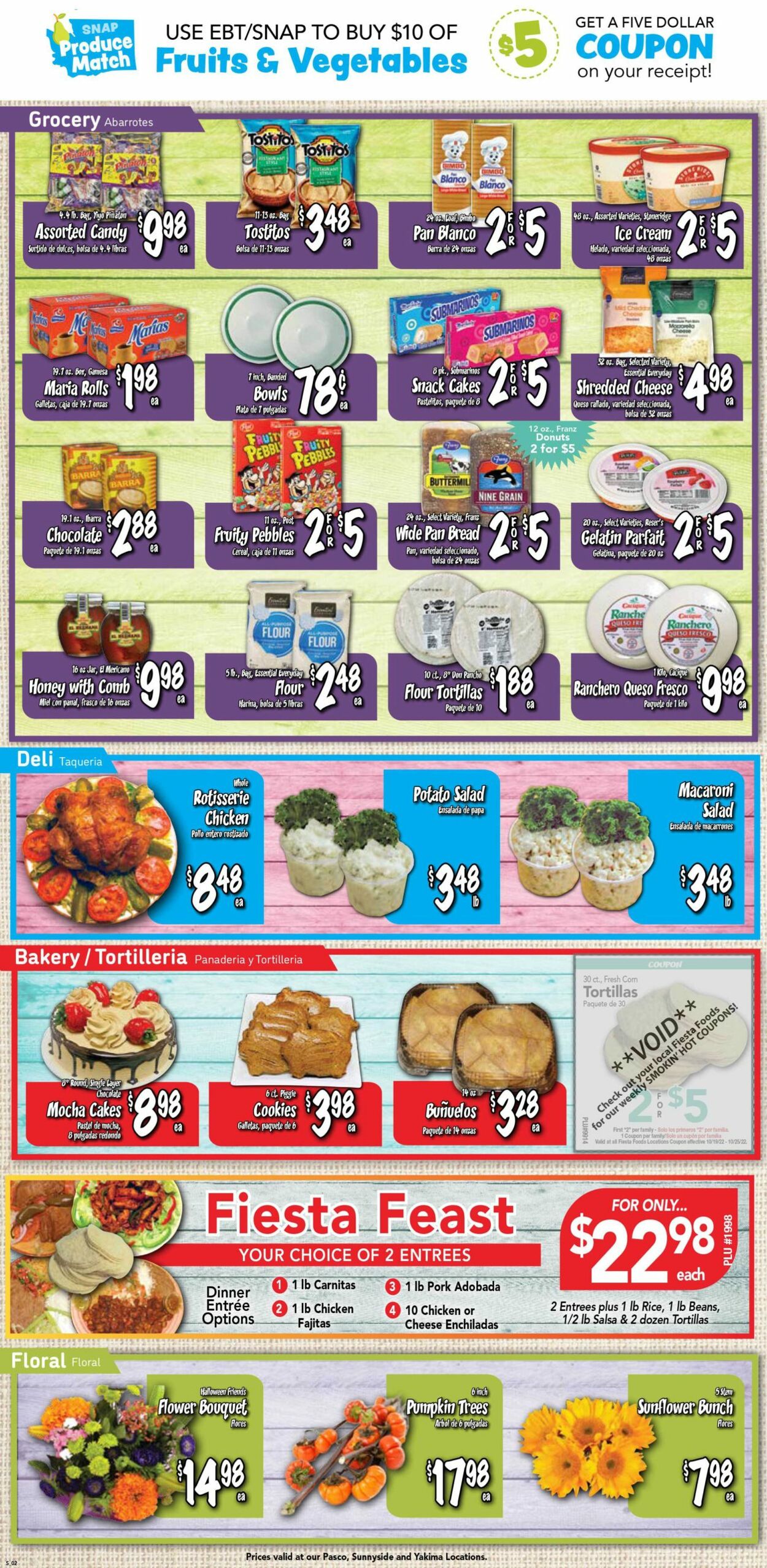Fiesta Foods SuperMarkets Weekly Ad Circular - valid 10/19-10/25/2022