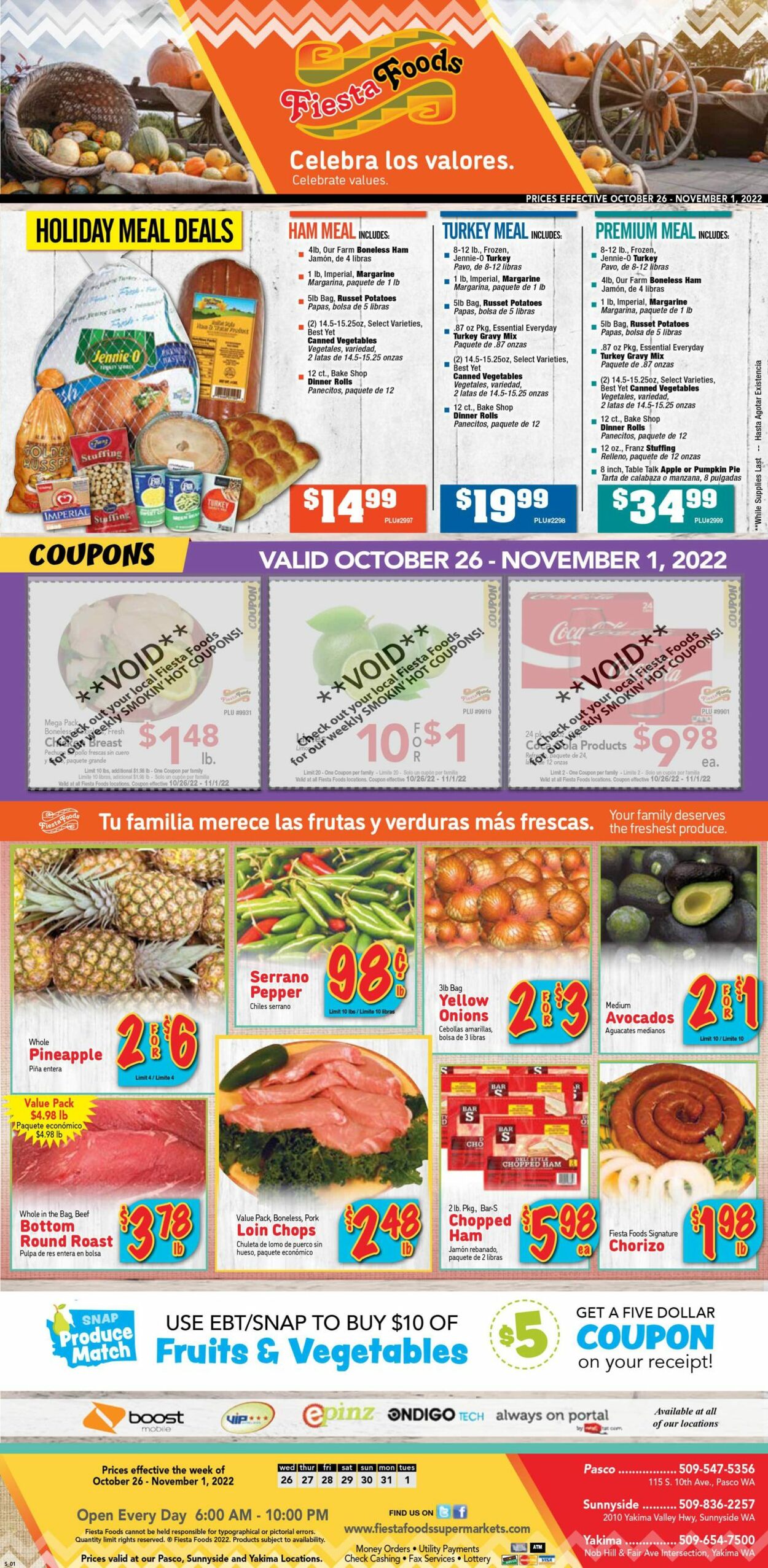 Fiesta Foods SuperMarkets Weekly Ad Circular - valid 10/26-11/01/2022 (Page 2)