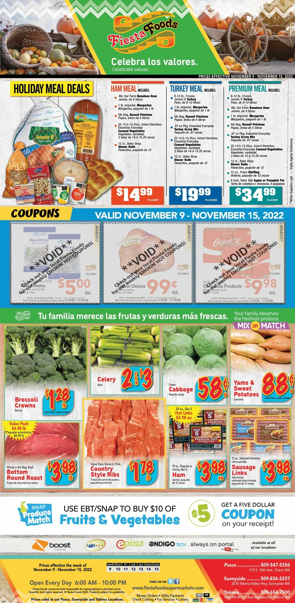 Fiesta Foods SuperMarkets Weekly Ad Circular - valid 11/09-11/17/2022