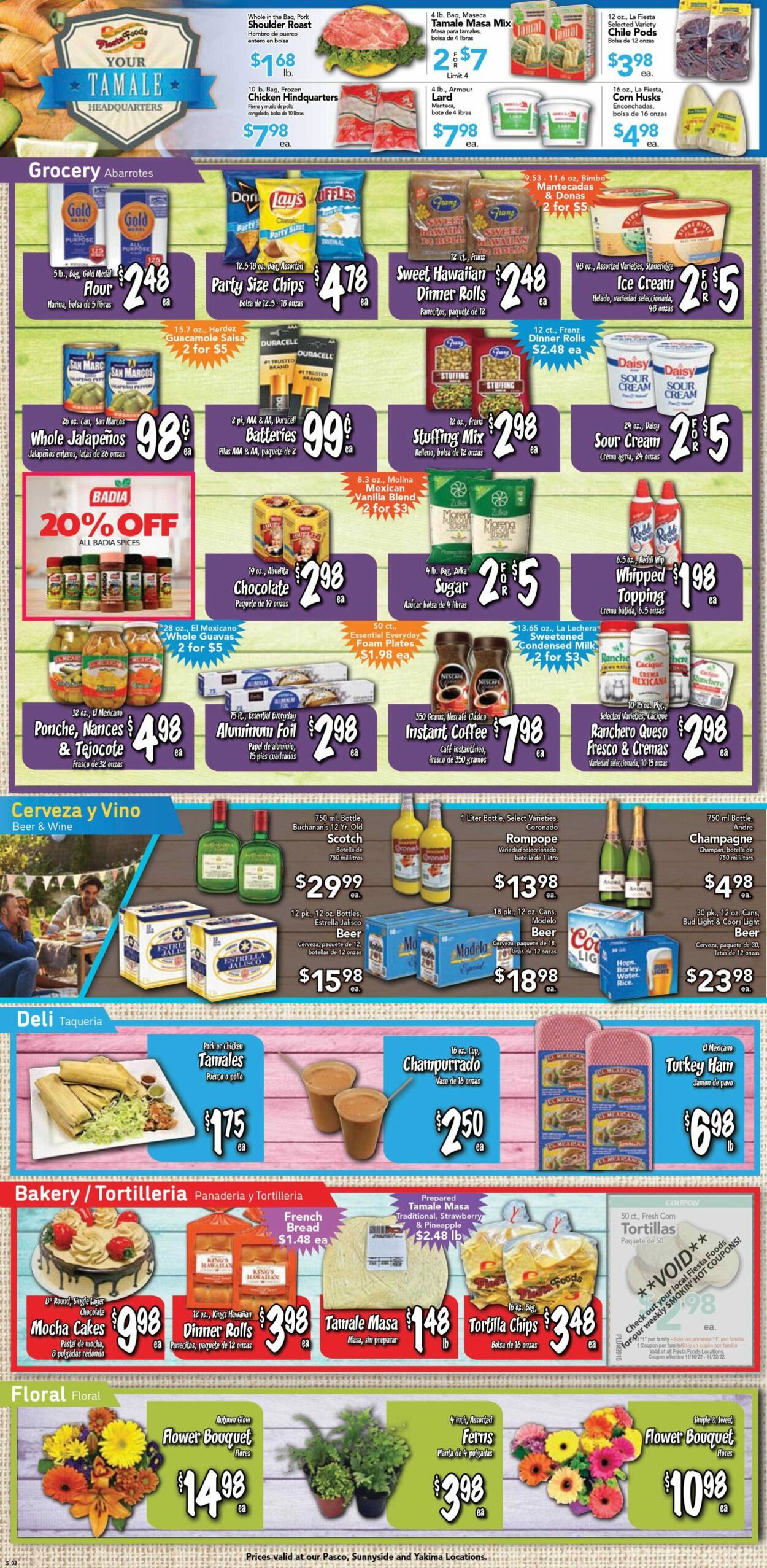 Fiesta Foods SuperMarkets Weekly Ad Circular - valid 11/16-11/24/2022