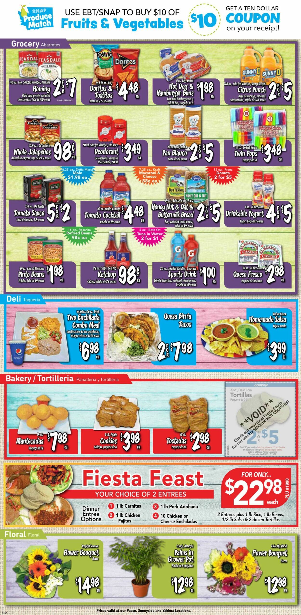 Fiesta Foods SuperMarkets Weekly Ad Circular - valid 07/05-07/12/2023 (Page 2)