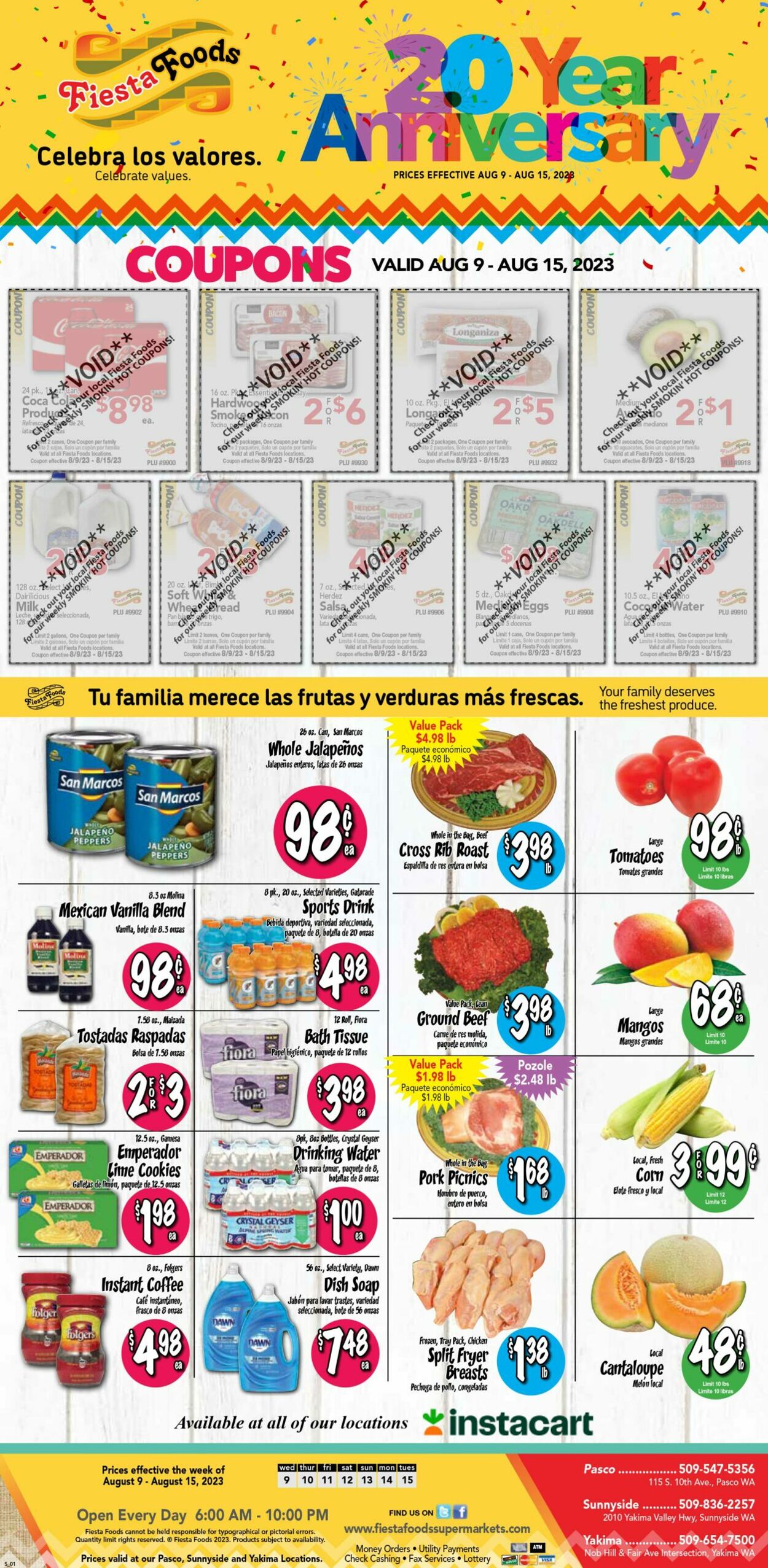 Fiesta Foods SuperMarkets Weekly Ad Circular - valid 08/09-08/16/2023