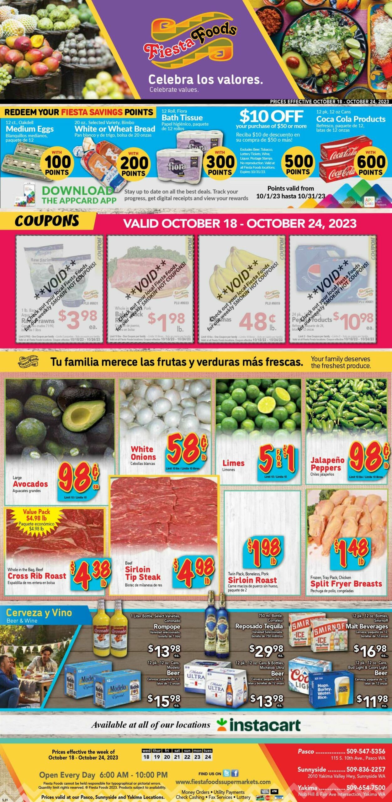 Fiesta Foods SuperMarkets Weekly Ad Circular - valid 10/18-10/25/2023