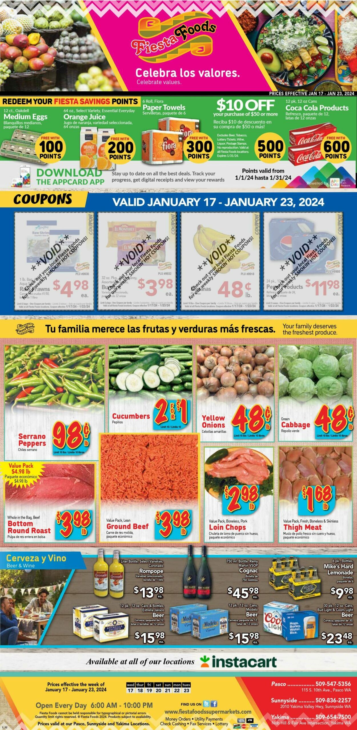 Fiesta Foods SuperMarkets Weekly Ad Circular - valid 01/17-01/24/2024