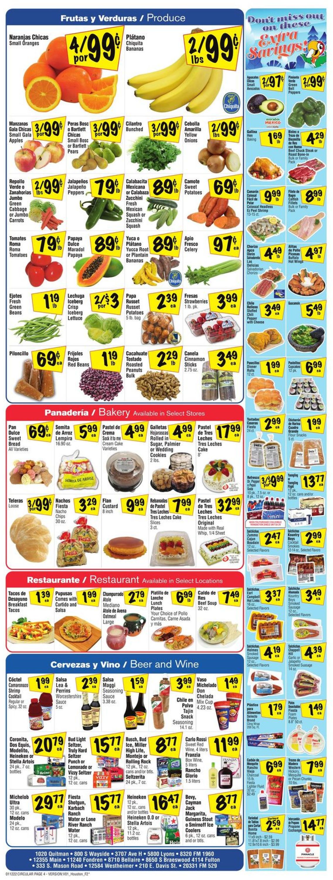 Fiesta Mart Weekly Ad Circular - valid 01/12-01/18/2022 (Page 4)