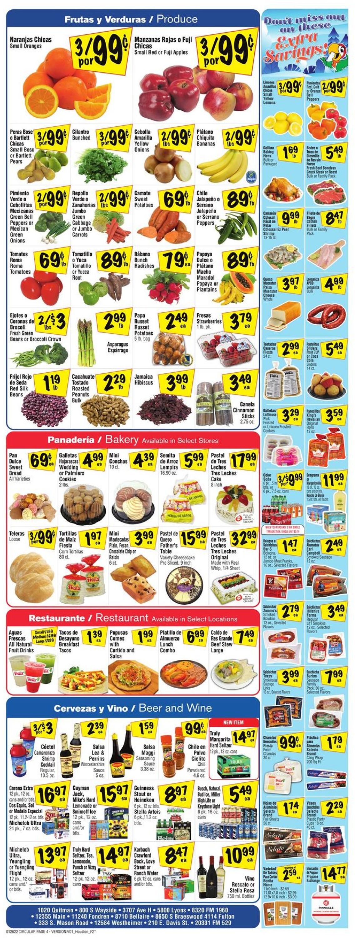 Fiesta Mart Weekly Ad Circular - valid 01/26-02/01/2022 (Page 4)