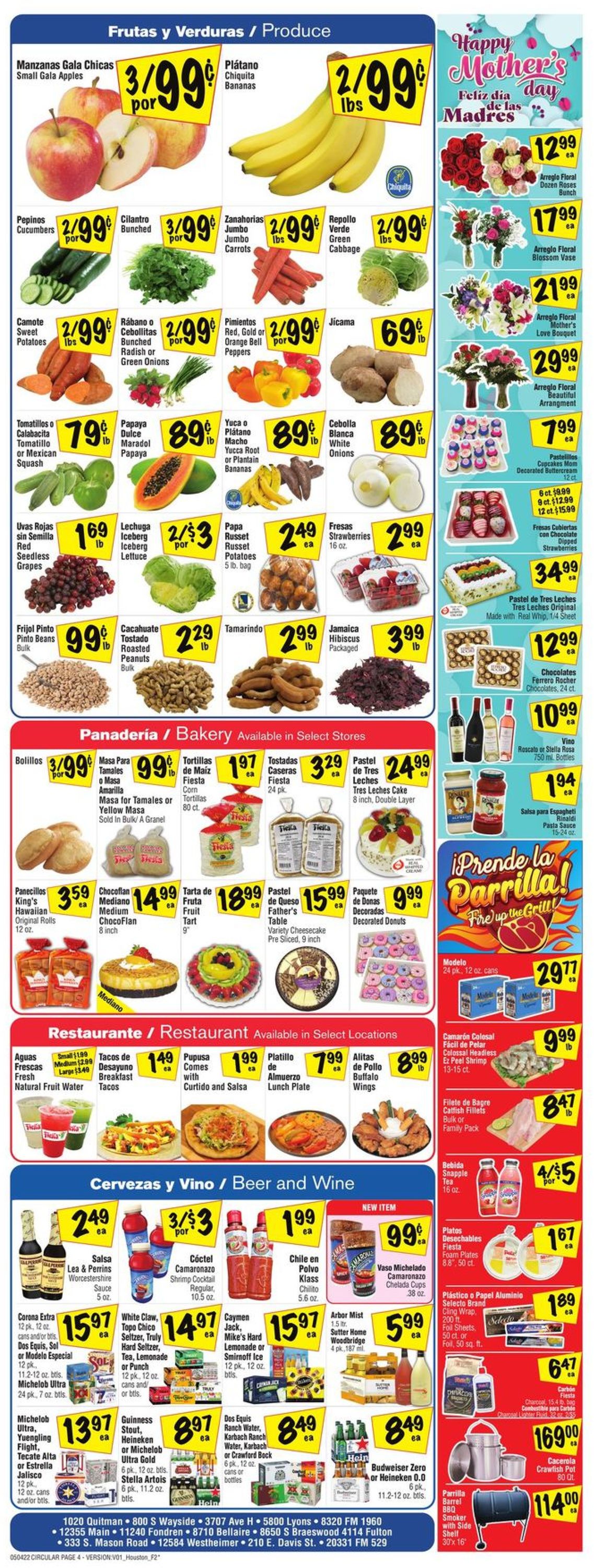Fiesta Mart Weekly Ad Circular - valid 05/04-05/10/2022 (Page 4)