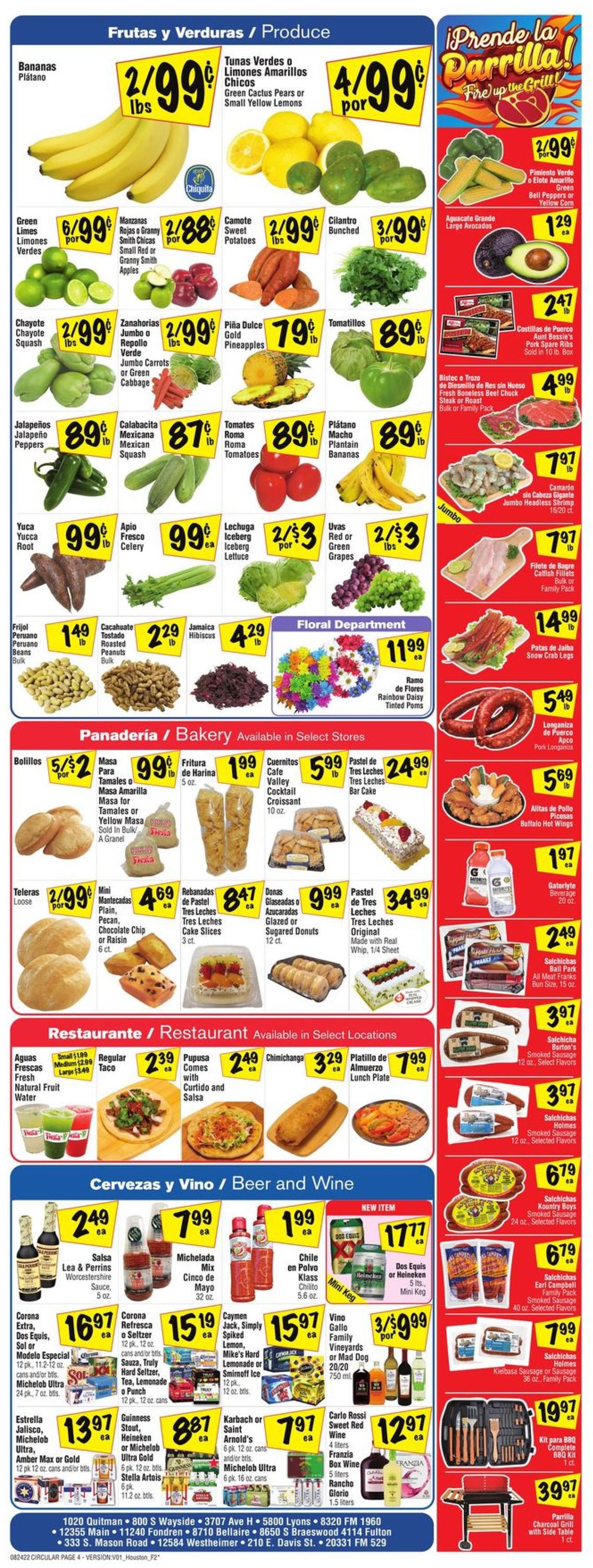 Fiesta Mart Weekly Ad Circular - valid 08/24-08/30/2022 (Page 4)