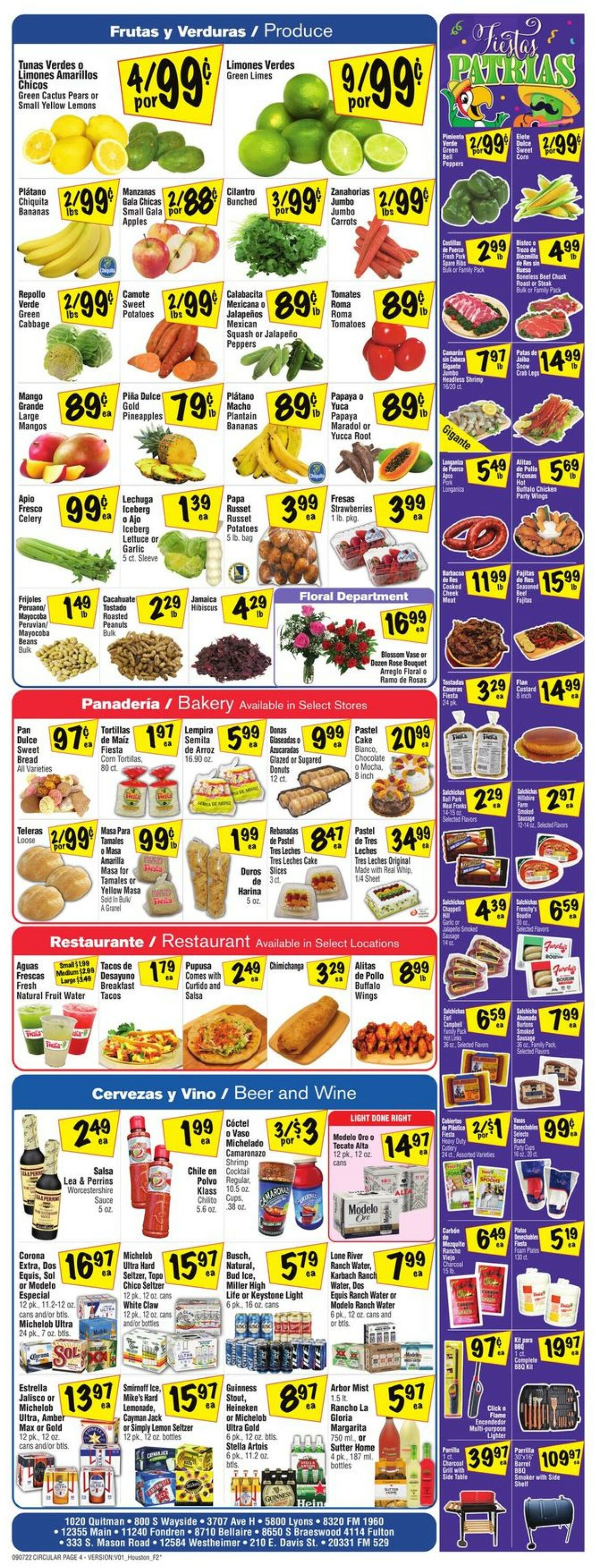 Fiesta Mart Weekly Ad Circular - valid 09/07-09/13/2022 (Page 4)