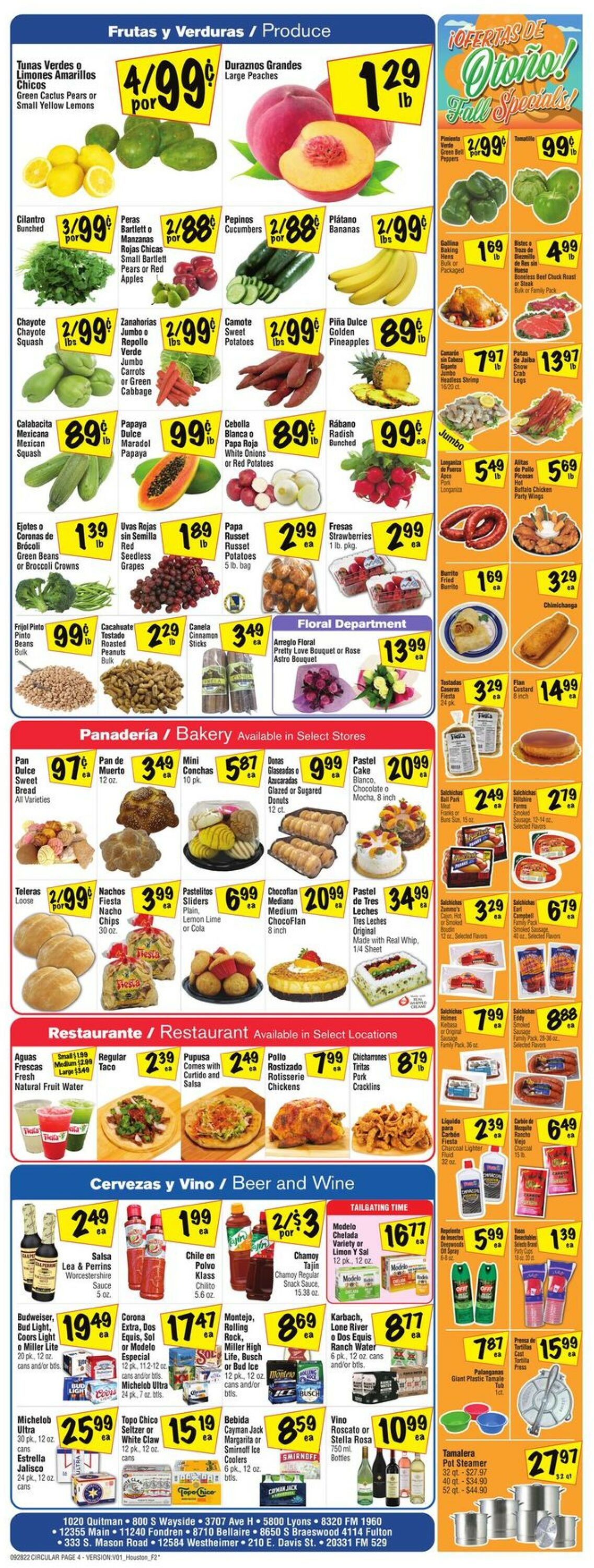 Fiesta Mart Weekly Ad Circular - valid 09/28-10/04/2022 (Page 4)