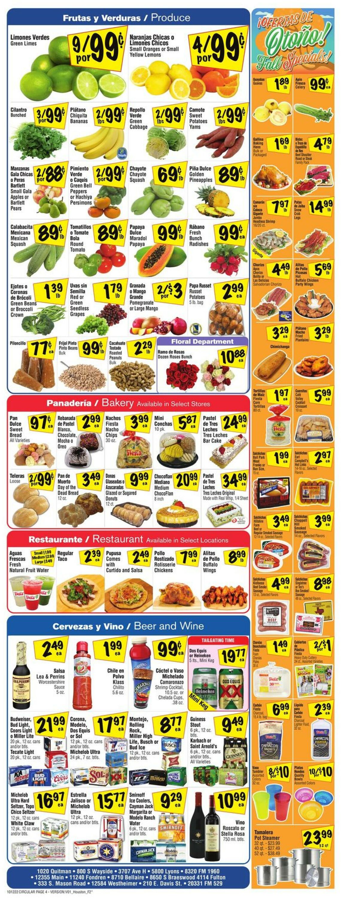 Fiesta Mart Weekly Ad Circular - valid 10/12-10/18/2022 (Page 4)