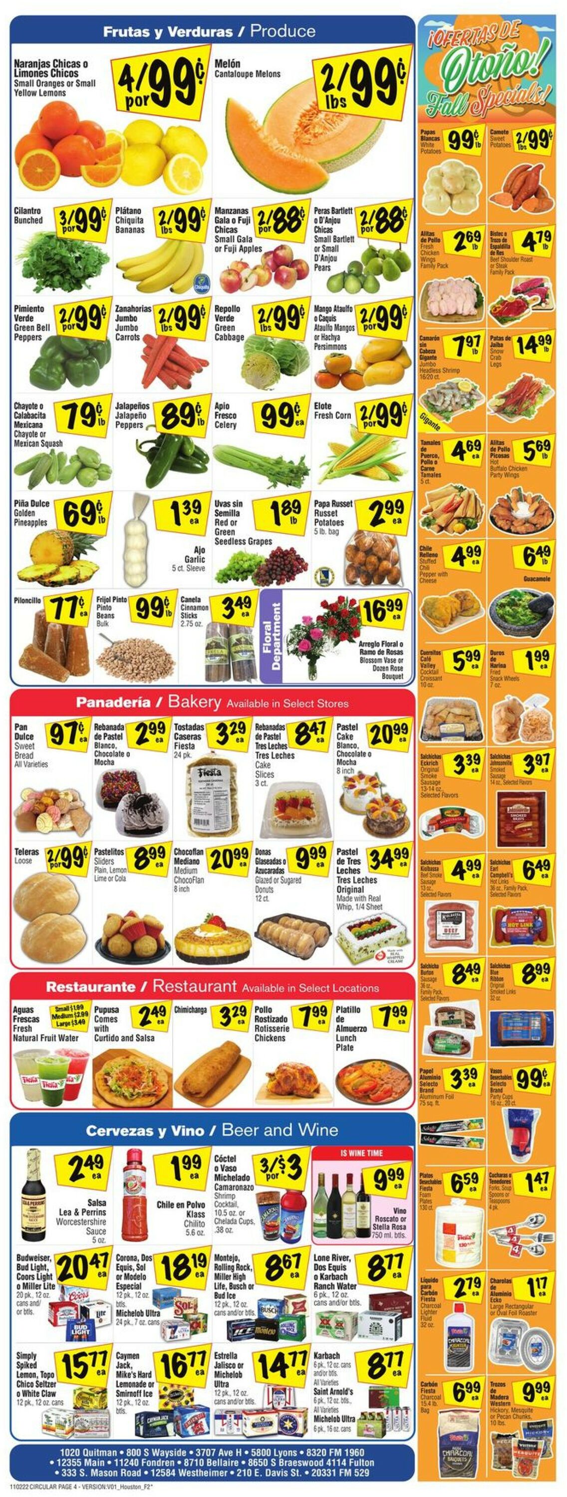 Fiesta Mart Weekly Ad Circular - valid 11/02-11/08/2022 (Page 4)