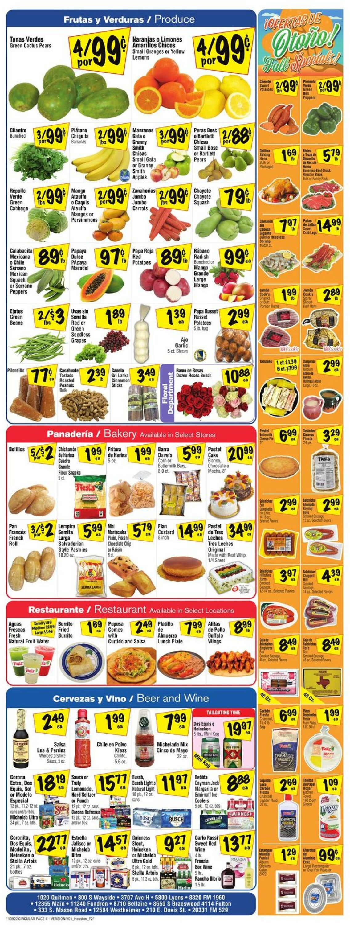 Fiesta Mart Weekly Ad Circular - valid 11/09-11/15/2022 (Page 4)