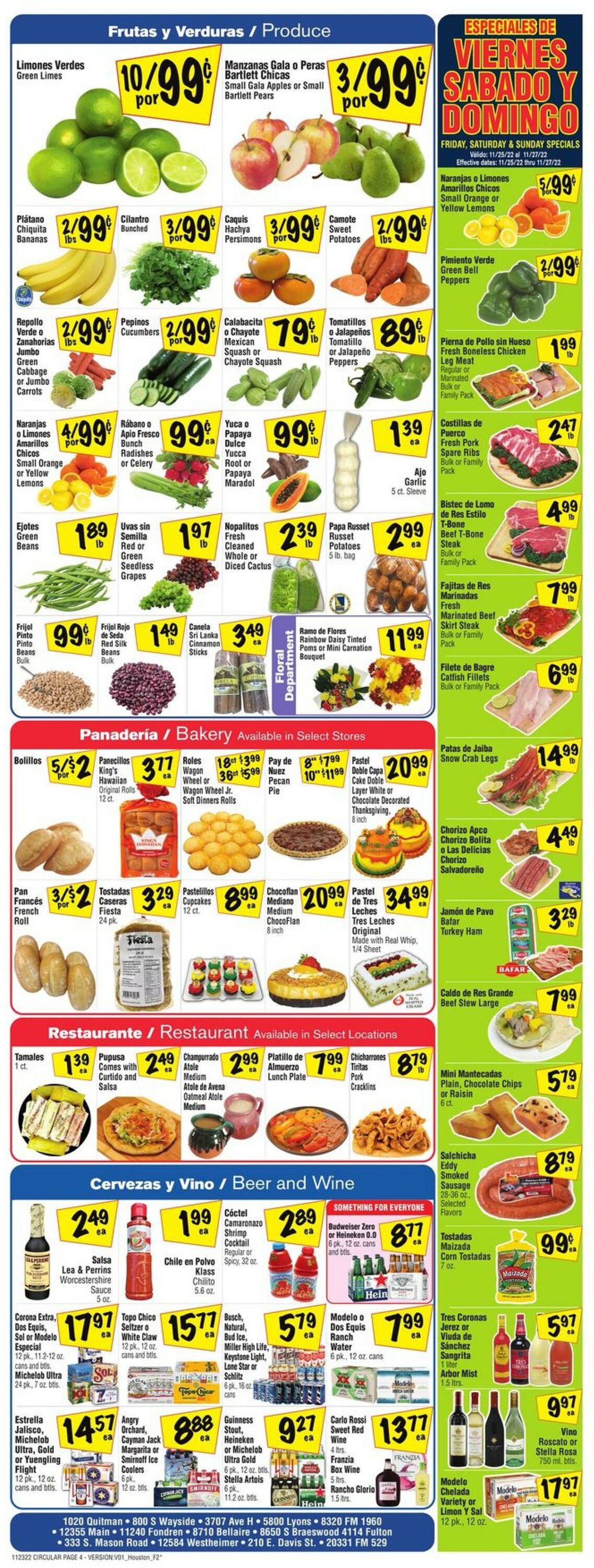 Fiesta Mart Weekly Ad Circular - valid 11/23-11/29/2022 (Page 4)