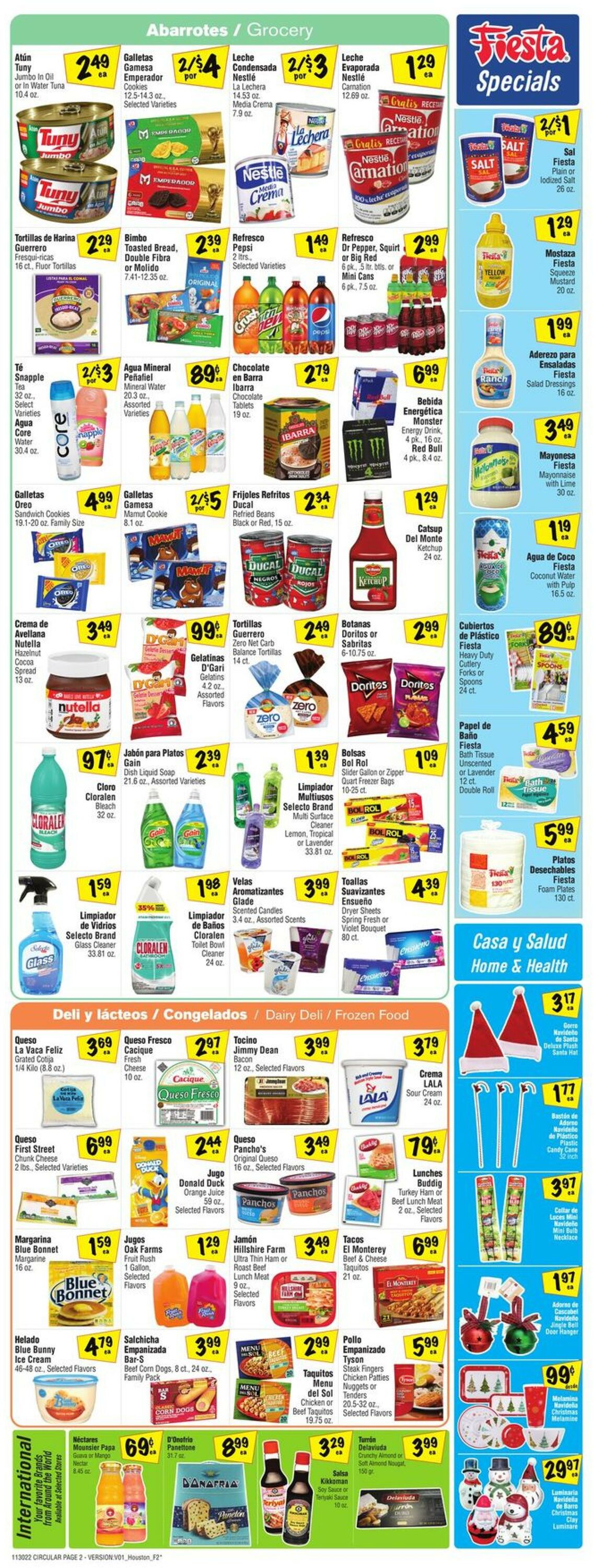 Fiesta Mart Weekly Ad Circular - valid 11/30-12/06/2022 (Page 2)