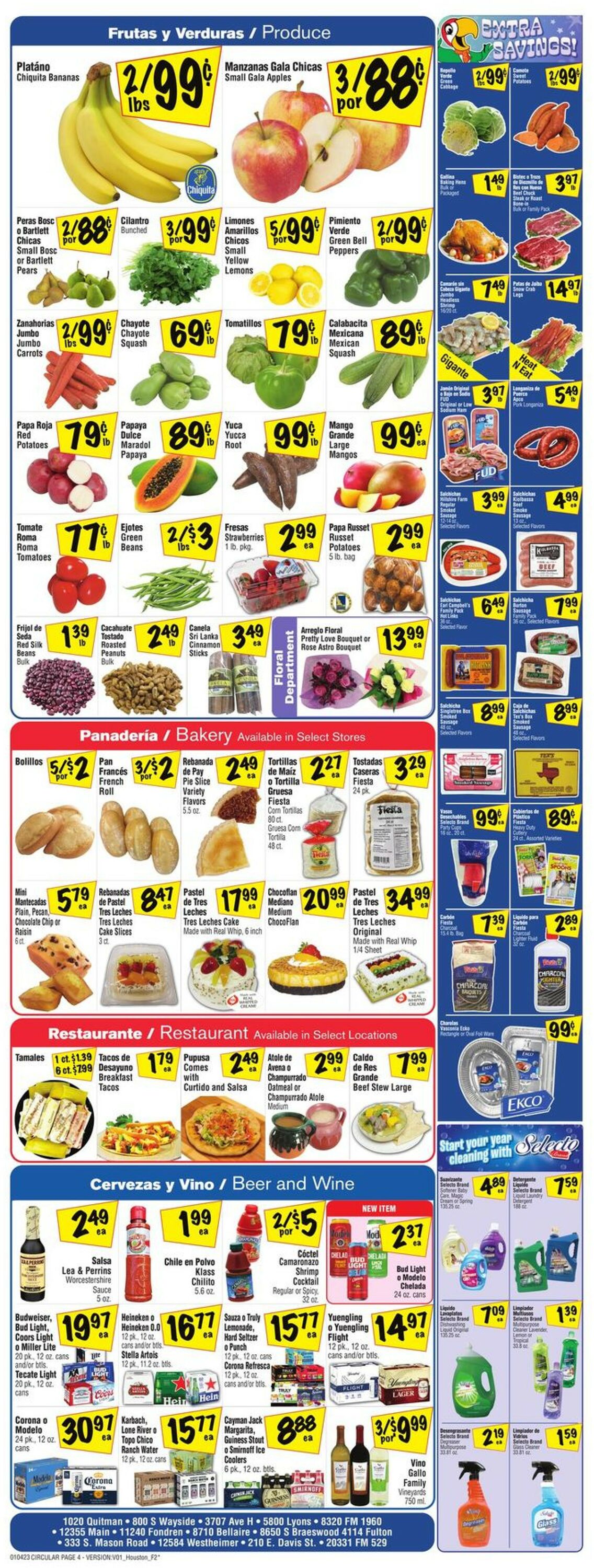 Fiesta Mart Weekly Ad Circular - valid 01/04-01/10/2023 (Page 4)