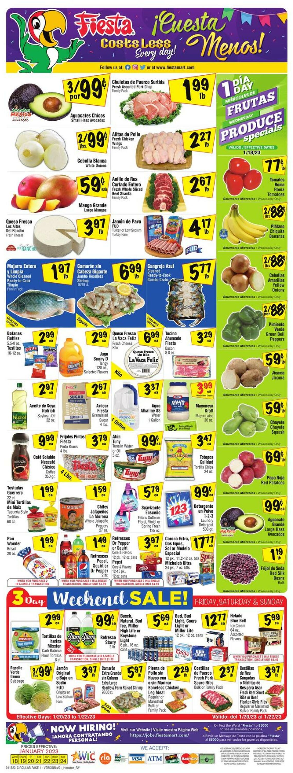 Fiesta Mart Weekly Ad Circular - valid 01/18-01/24/2023
