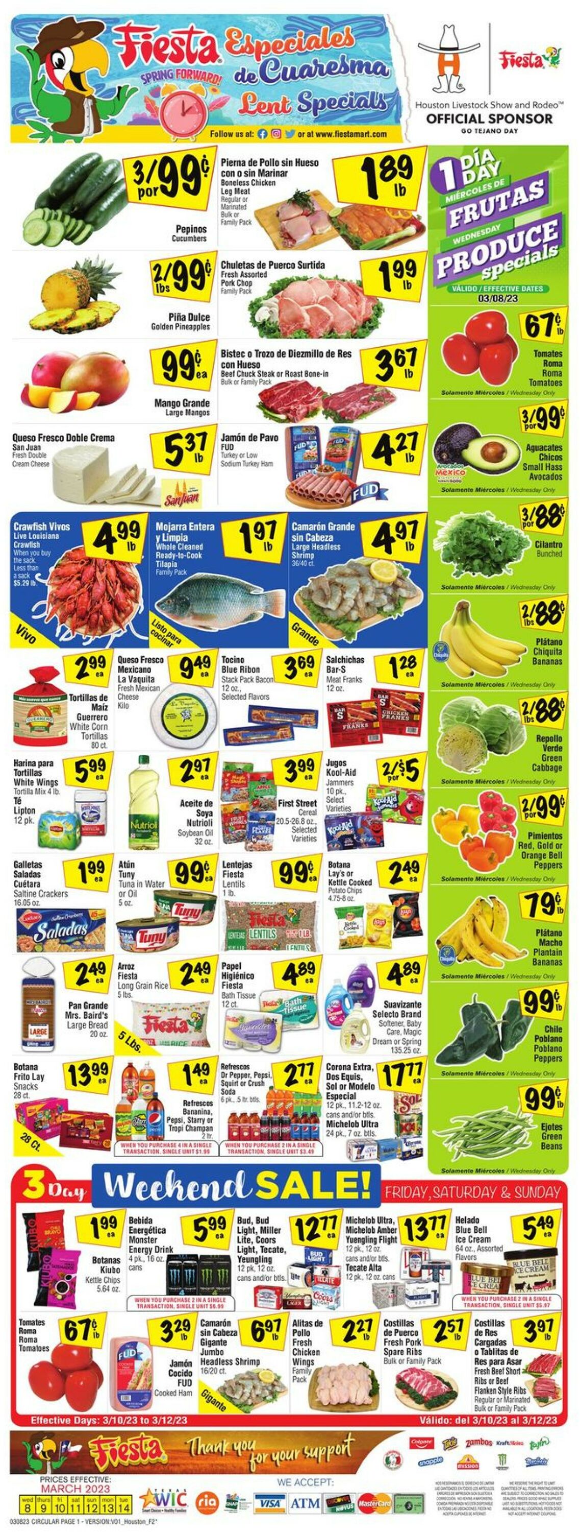 Fiesta Mart Weekly Ad Circular - valid 03/08-03/14/2023