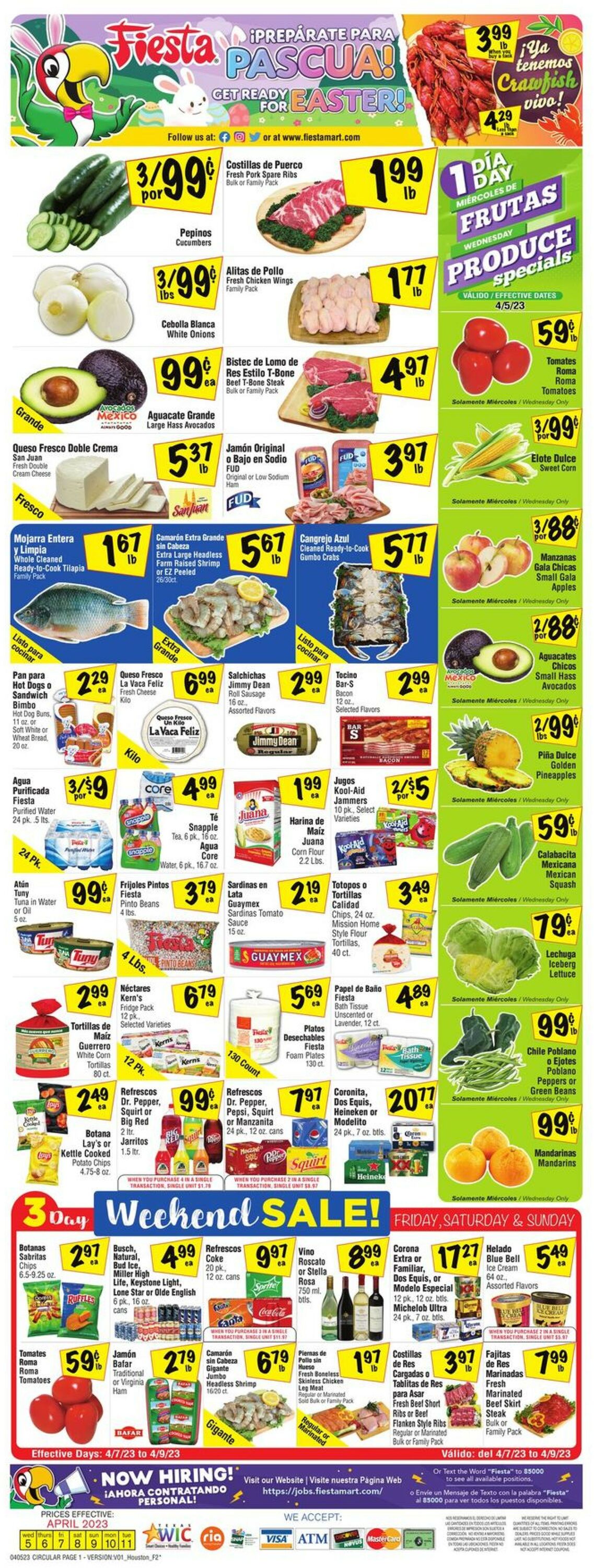Fiesta Mart Weekly Ad Circular - valid 04/05-04/11/2023