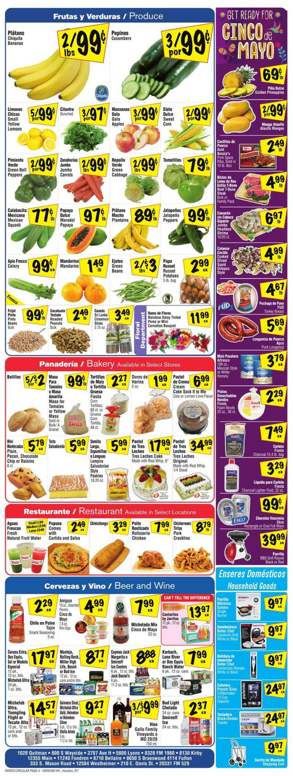 Fiesta Mart Weekly Ad Circular - valid 04/26-05/02/2023 (Page 4)