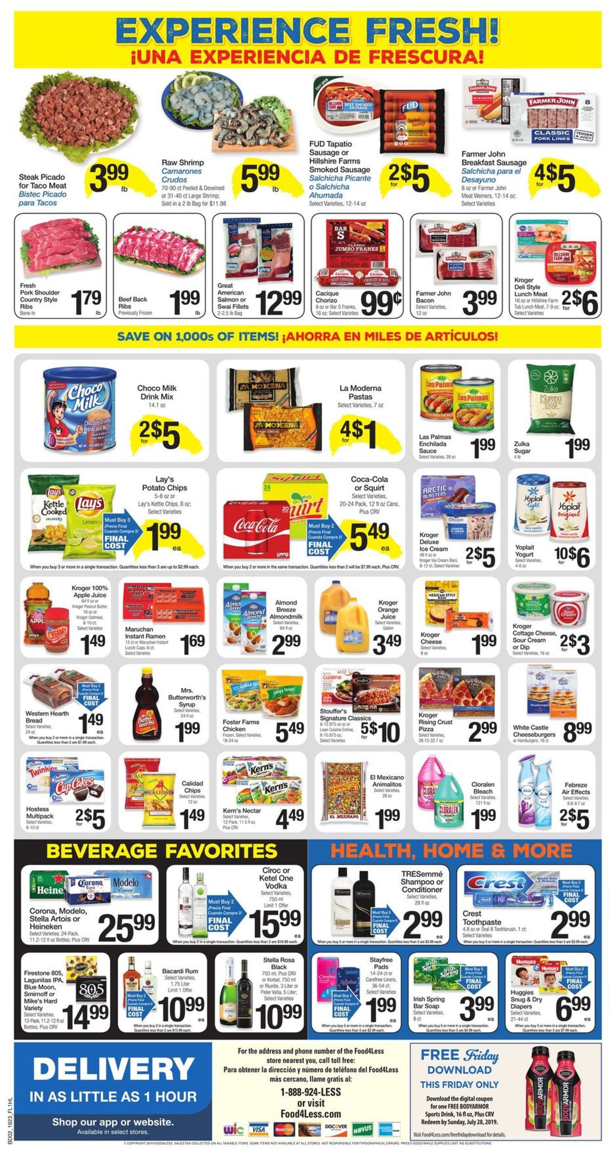 Food 4 Less Weekly Ad Circular - valid 07/10-07/16/2019 (Page 2)