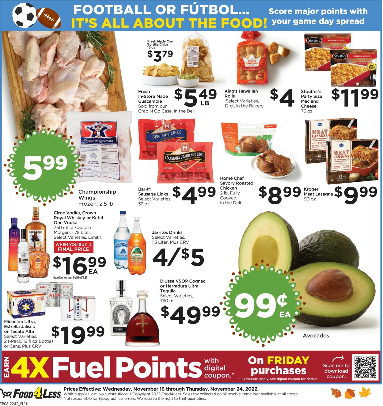 Food 4 Less Weekly Ad Circular - valid 11/16-11/24/2022 (Page 9)
