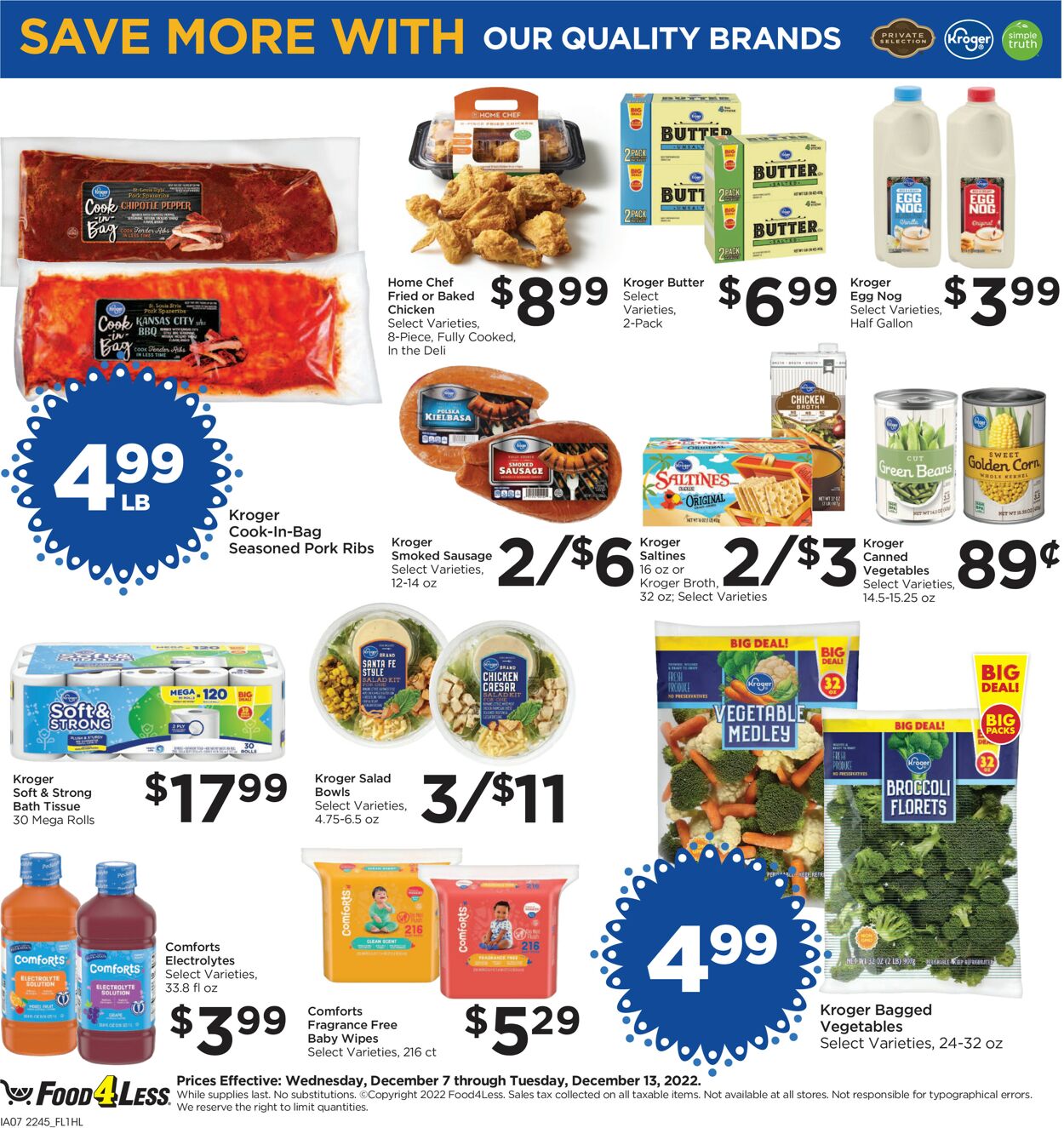 Food 4 Less Weekly Ad Circular - valid 12/07-12/13/2022 (Page 7)