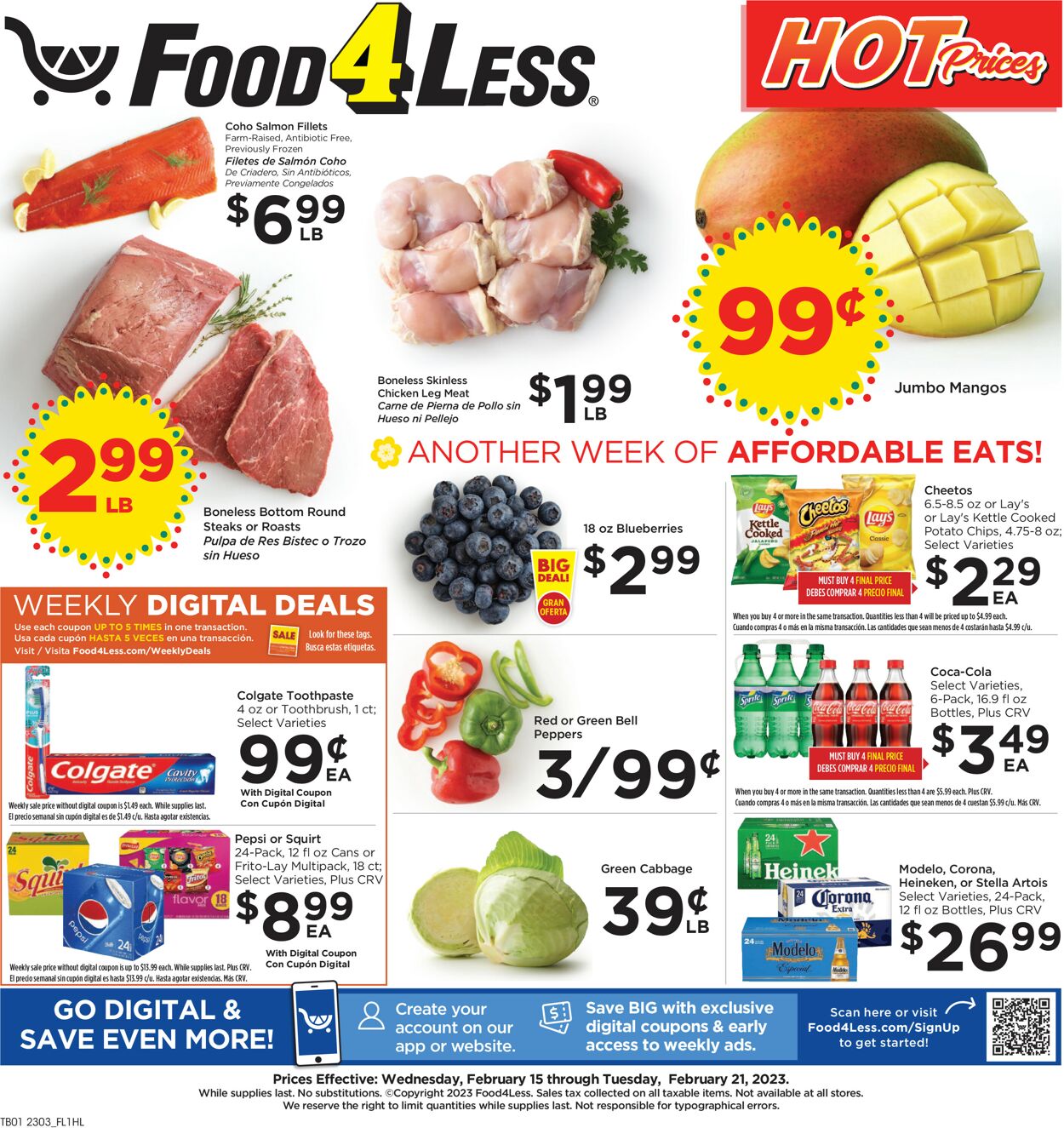 Food 4 Less Weekly Ad Circular - valid 02/15-02/21/2023
