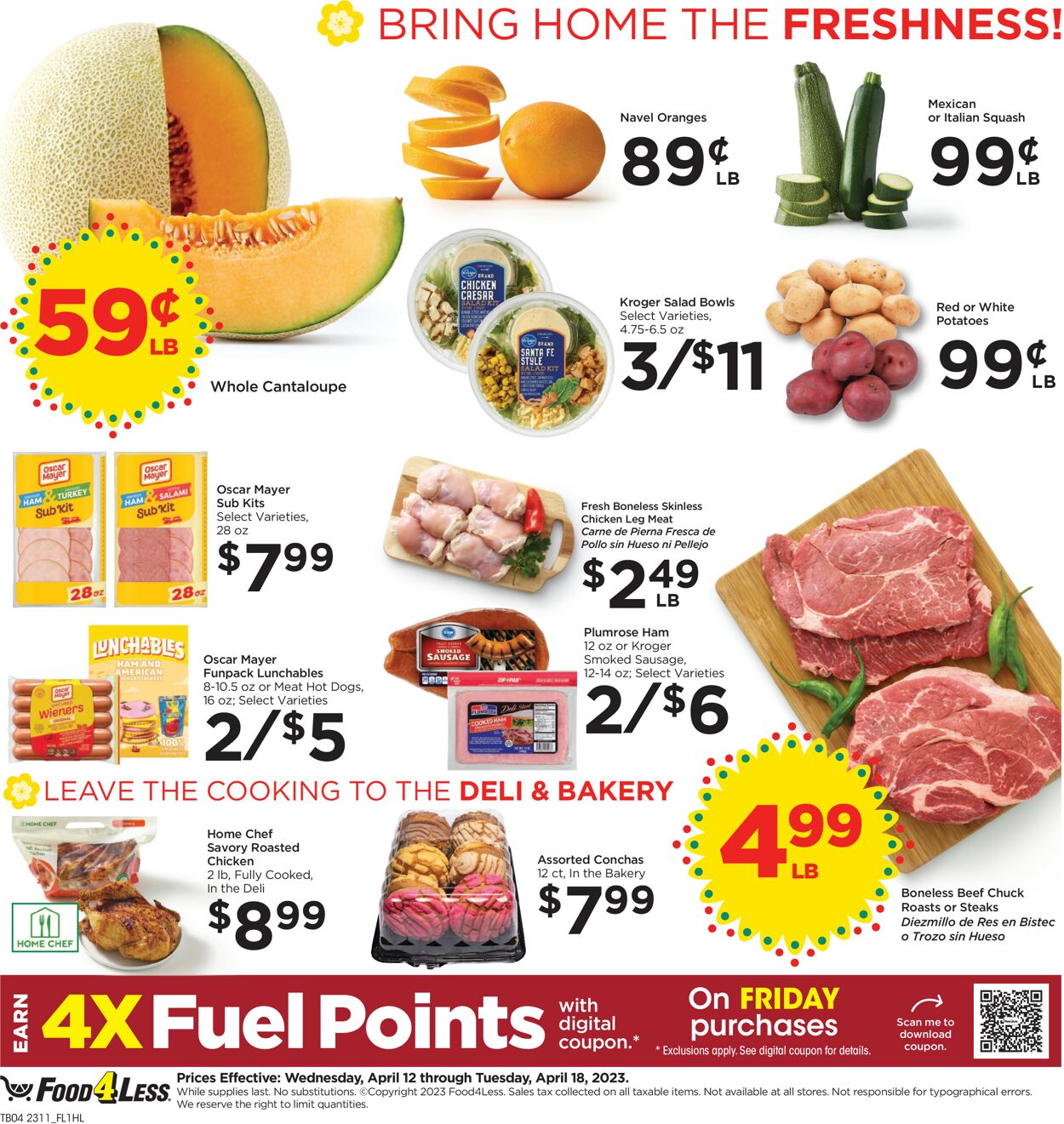 Food 4 Less Weekly Ad Circular - valid 04/12-04/18/2023 (Page 6)