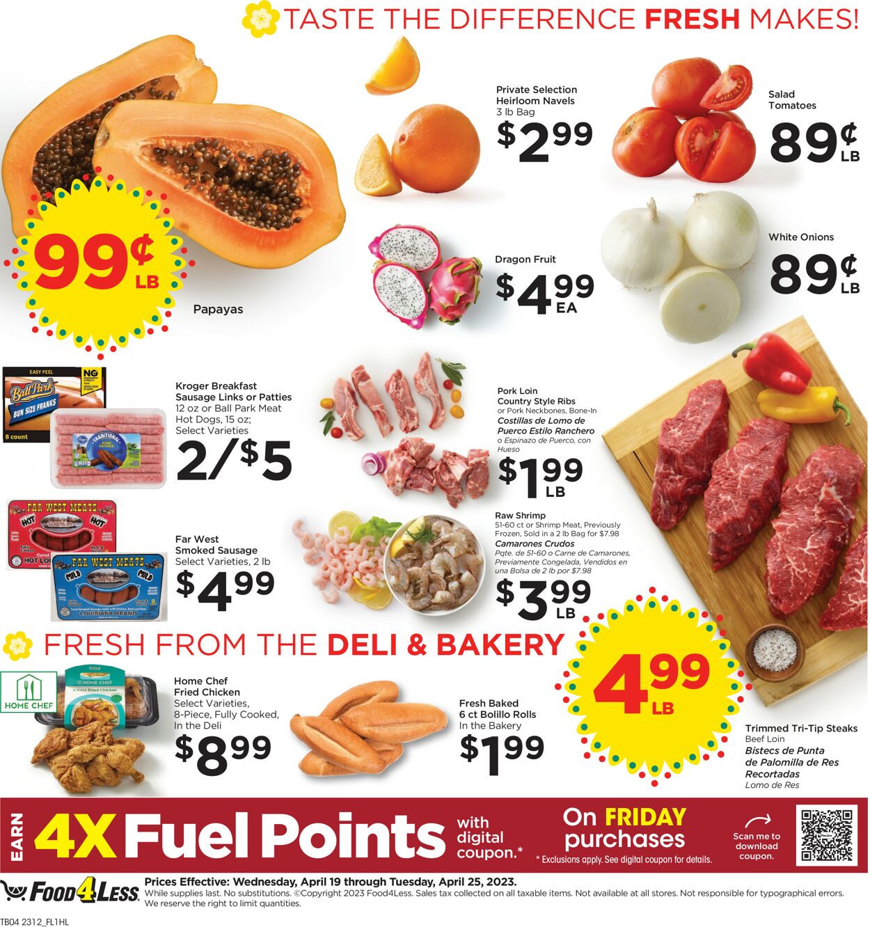 Food 4 Less Weekly Ad Circular - valid 04/19-04/25/2023 (Page 6)
